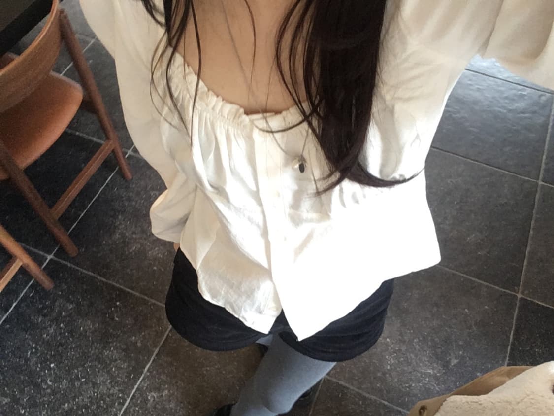 ourcabinet 아워캐비넷 루비 퍼프 블라우스 상품이미지5