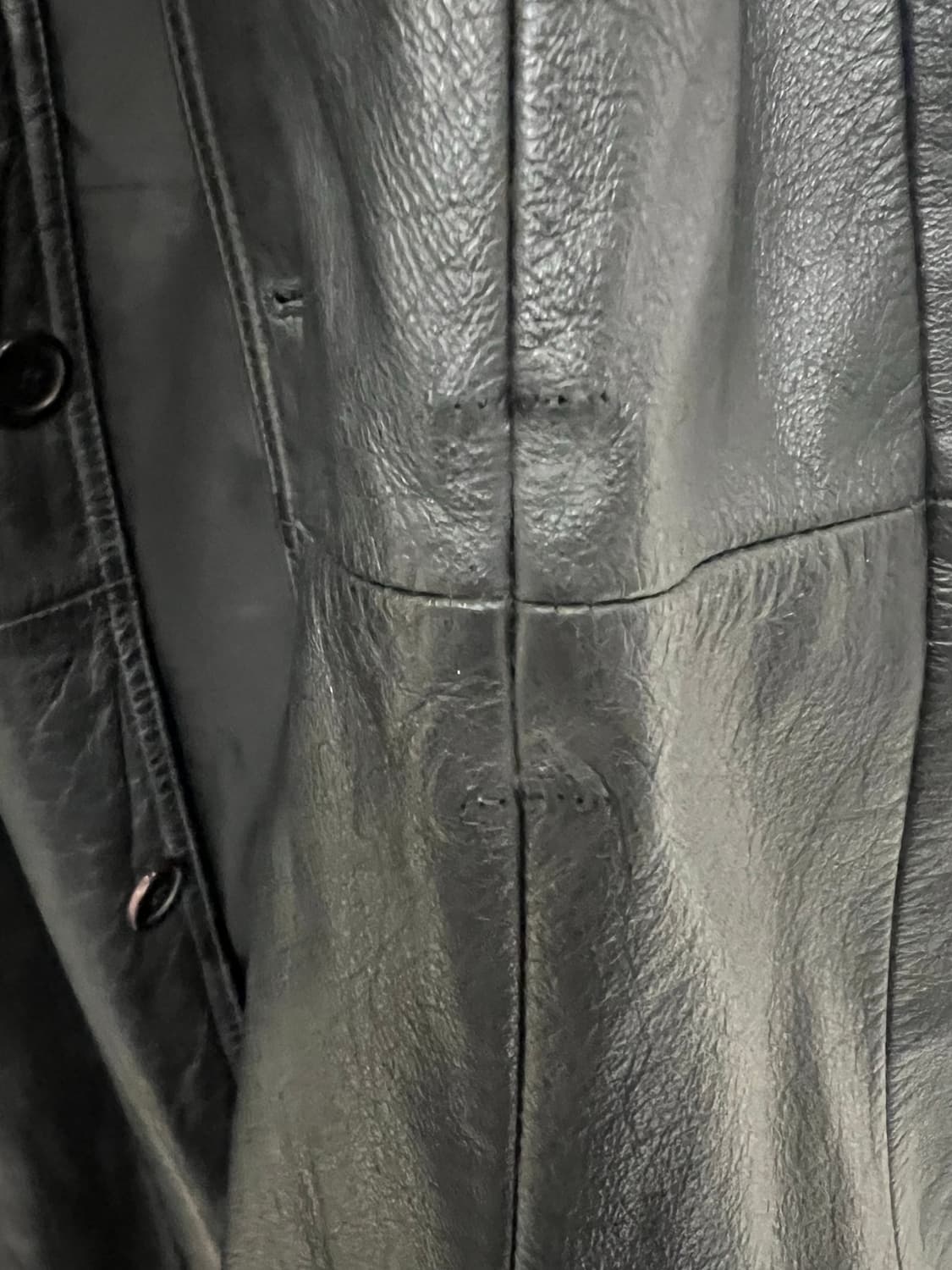 빈티지 레더 카코트 상품이미지5