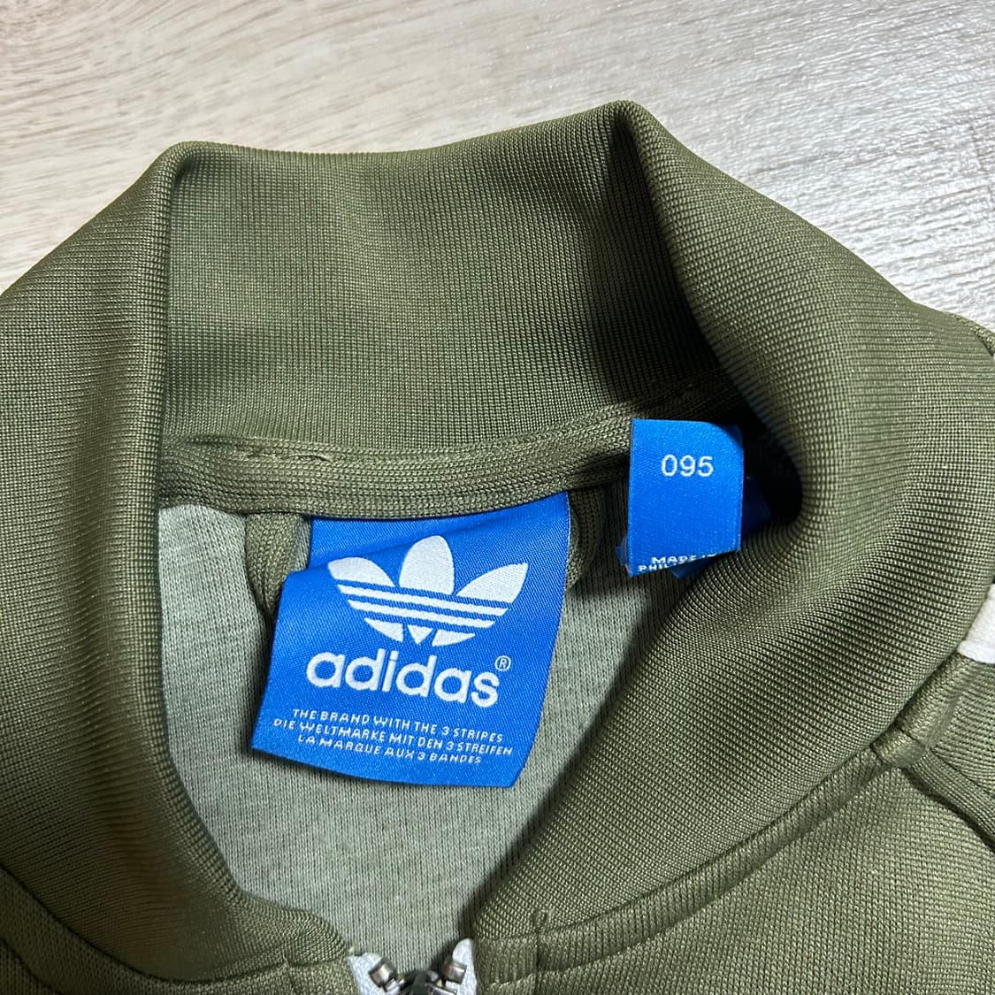 아디다스 카키 슈퍼스타 트랙탑(95) 상품이미지2