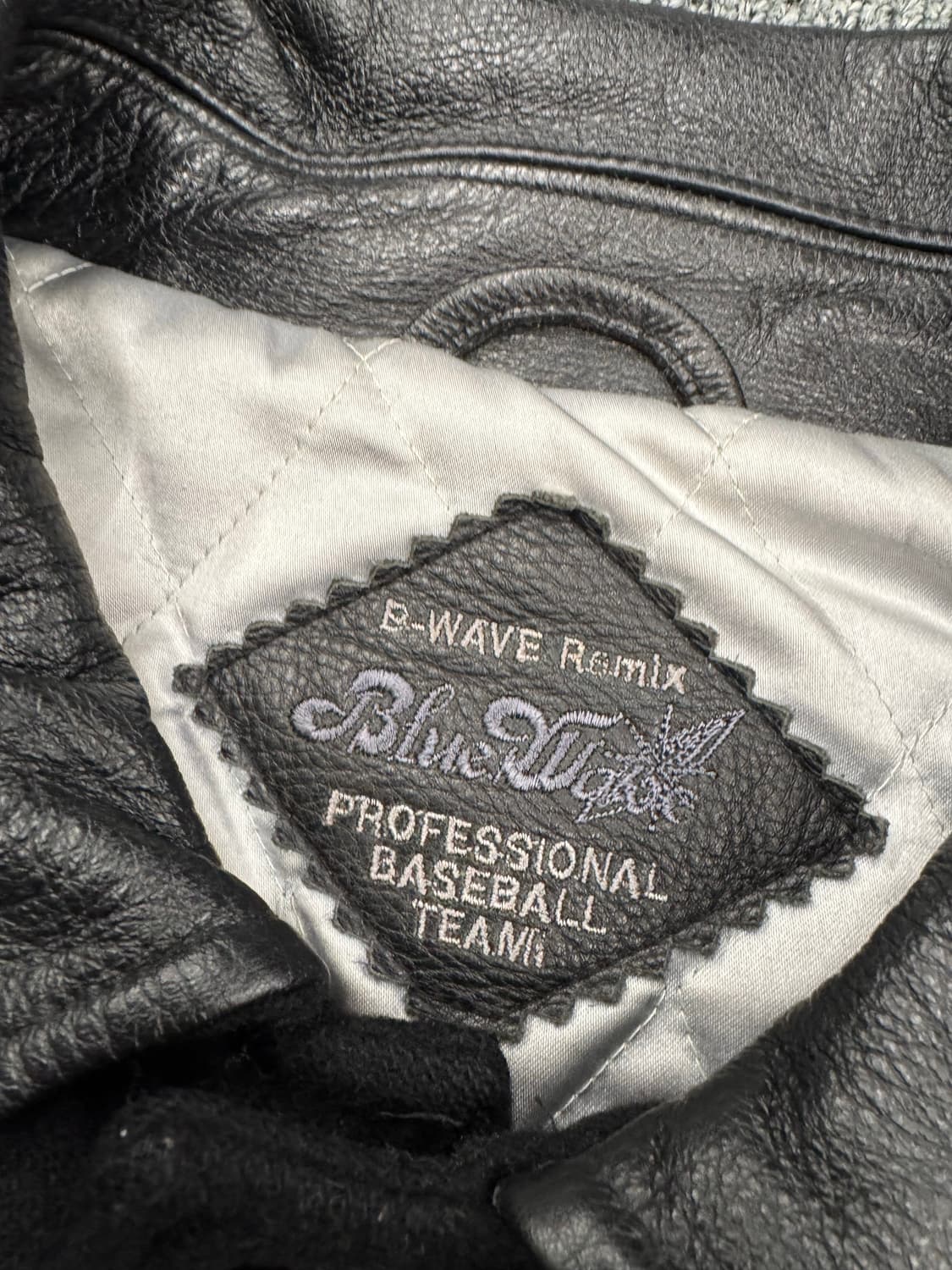 B-wave remix 빈티지 바시티자켓 상품이미지3