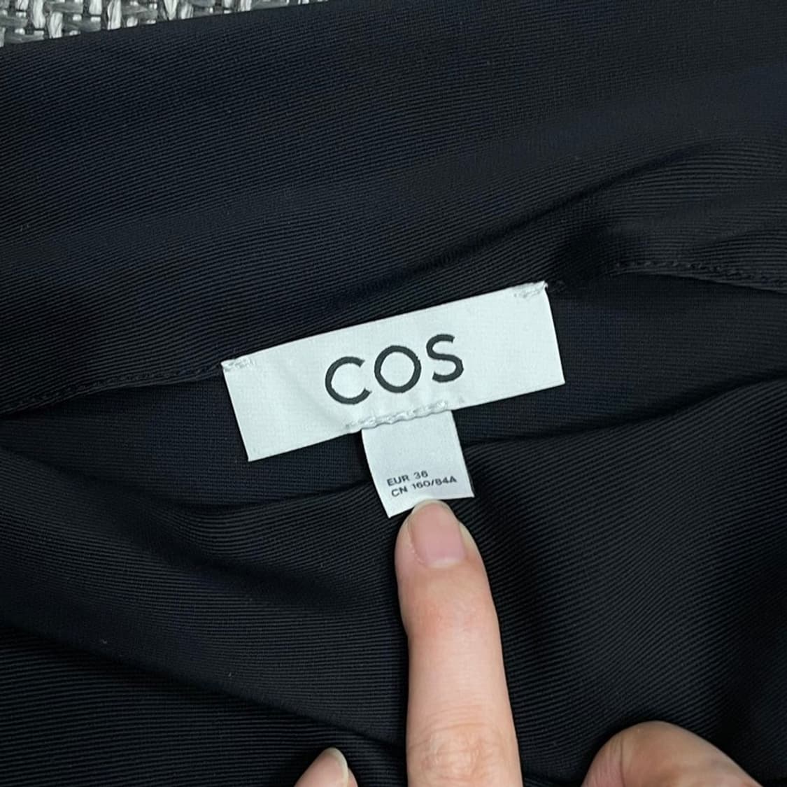 블랙 트임 원피스 v0143 상품이미지5