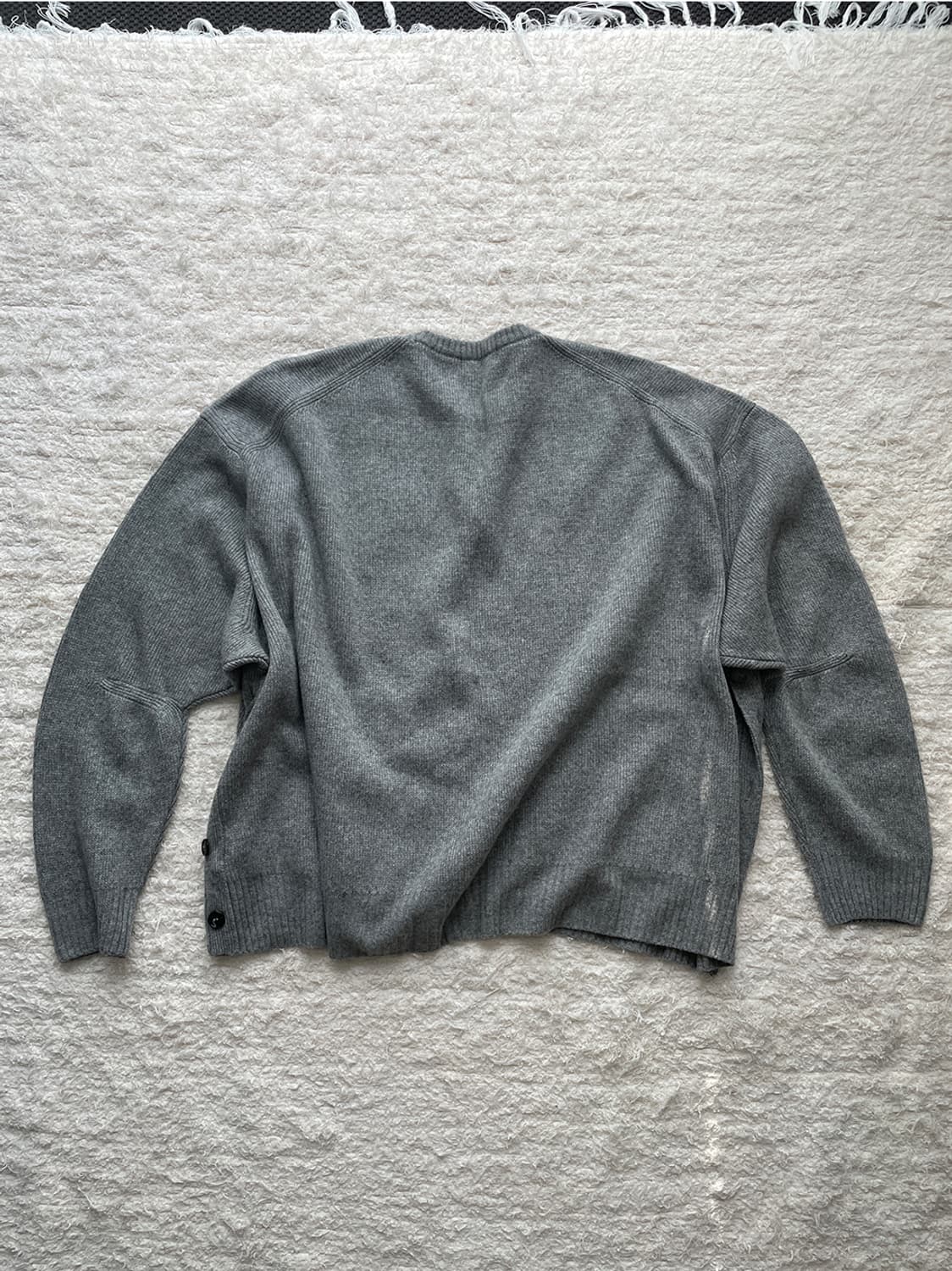 렉토 루즈핏 그레이 니트 상품이미지6