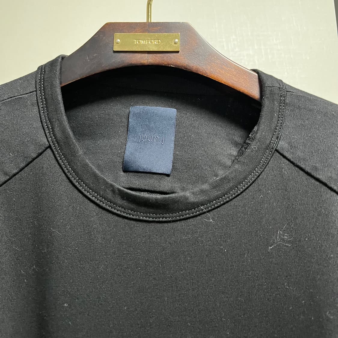 정품 M) 준지 Juun.j 레이어드 사이드 버튼  티셔츠 상품이미지3