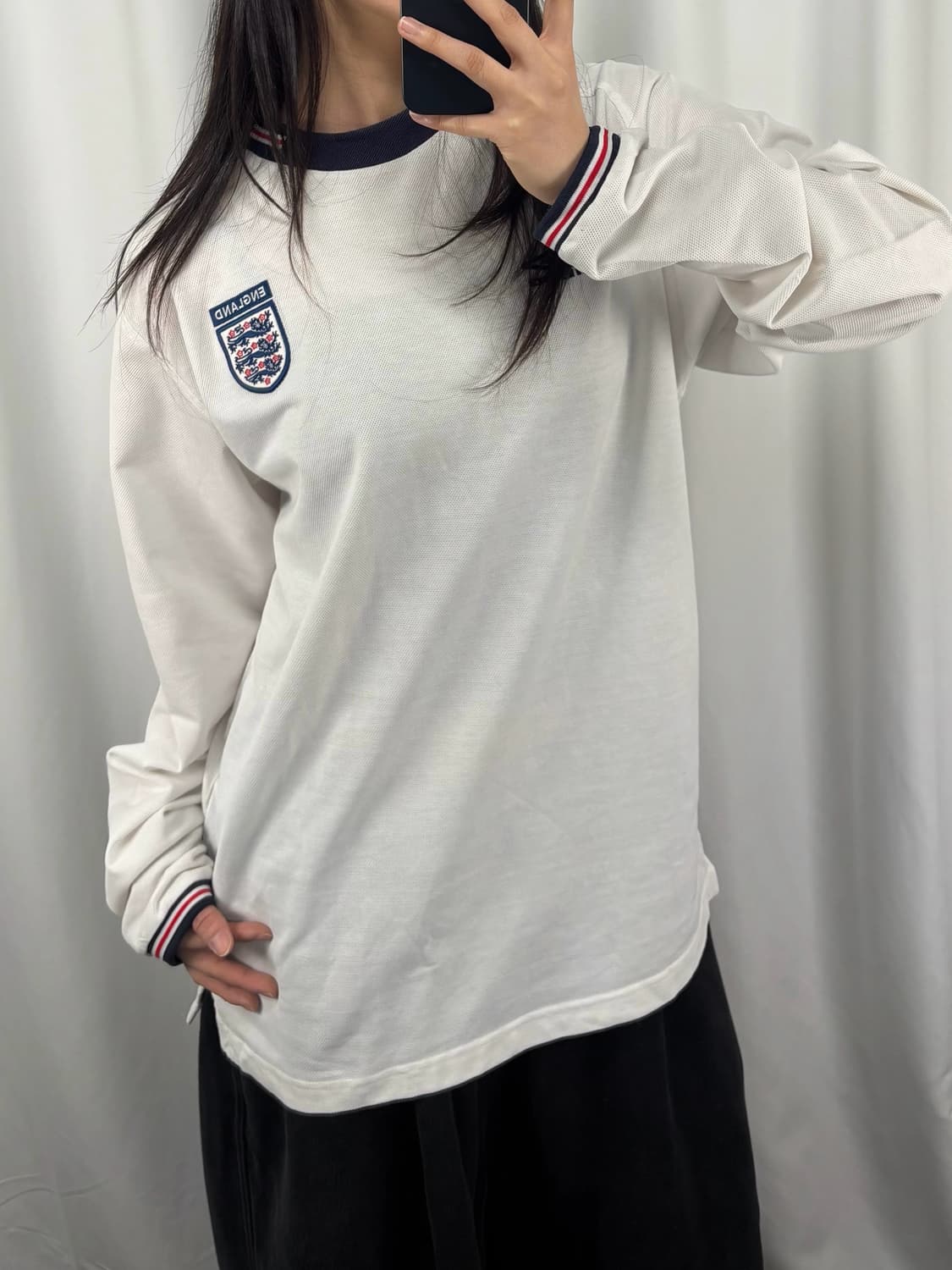 엄브로 잉글랜드 화이트 롱슬리브 상품이미지3