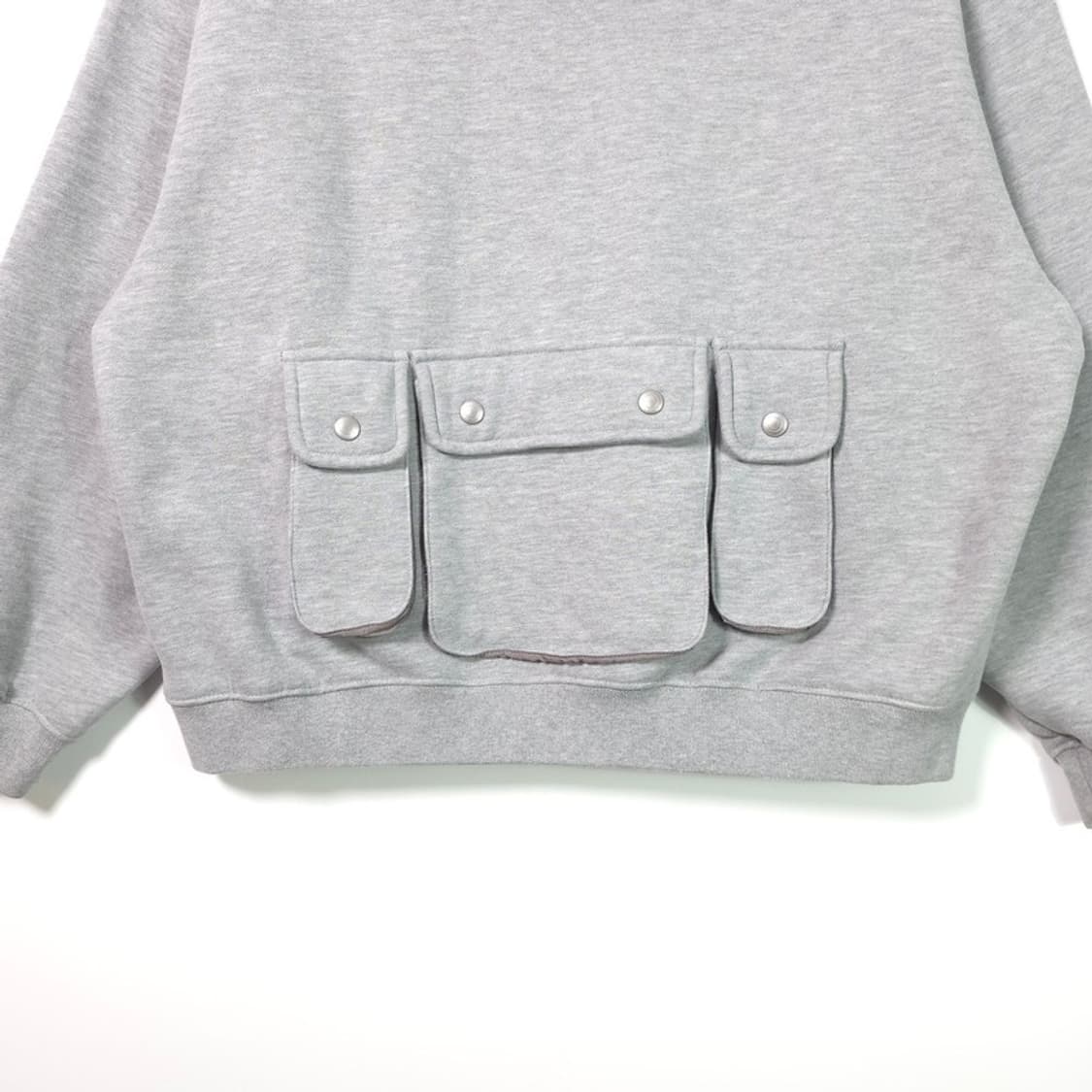 GAC Zip Hoodie Grey Back Cargo Pocket 상품이미지5