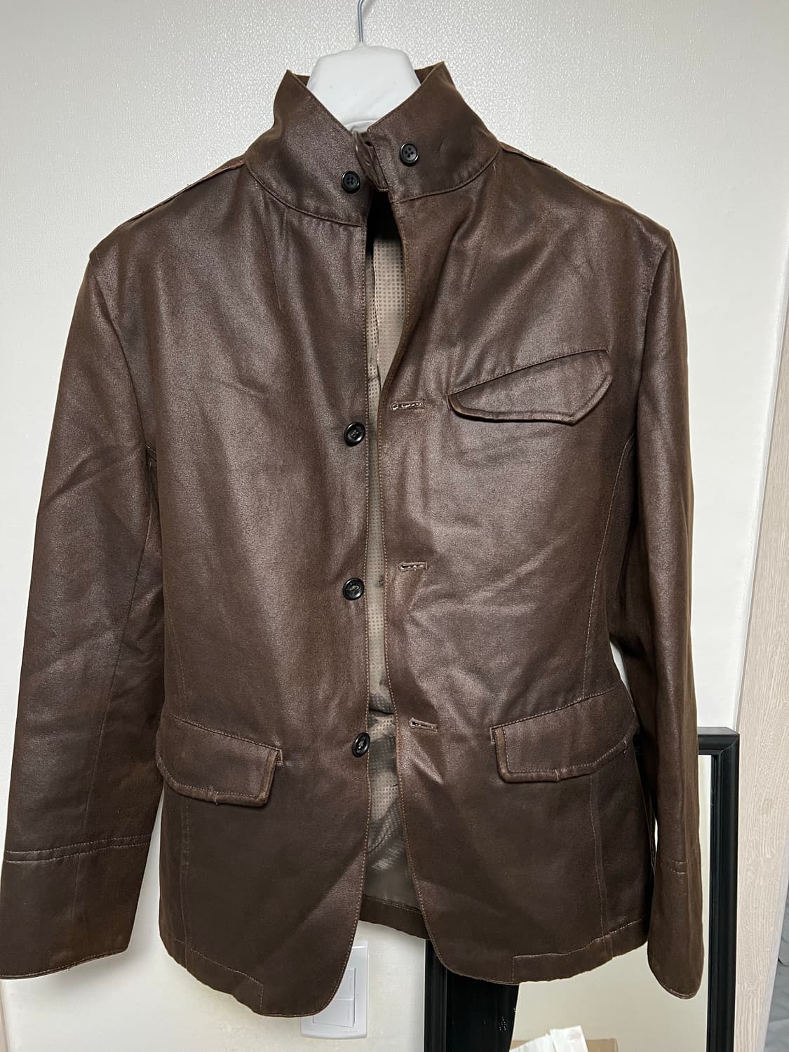 타케오 키쿠치 스탠드카라 블레이저 상품이미지4