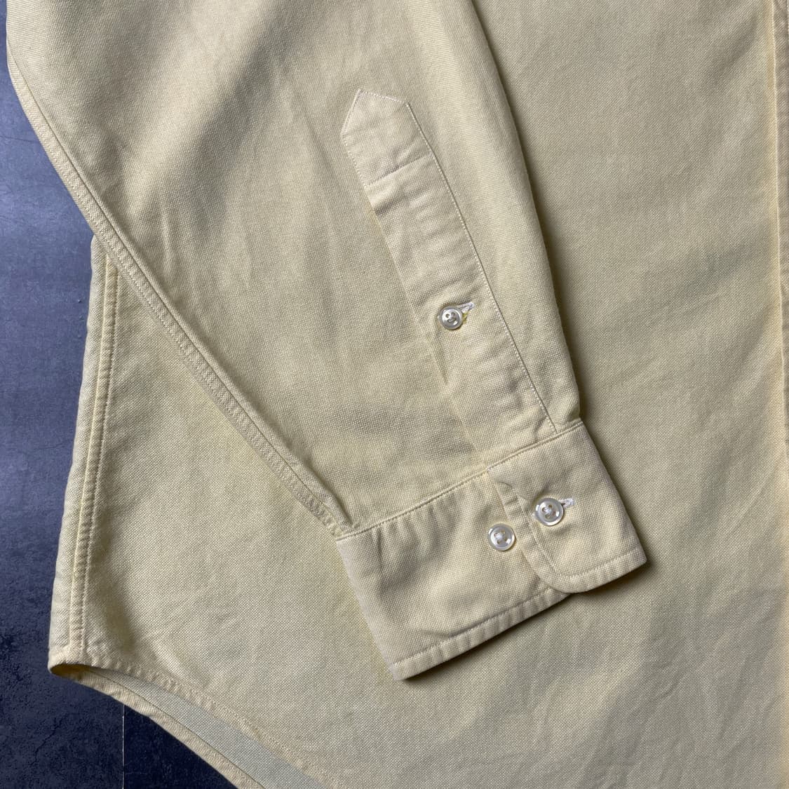 RALPH LAUREN 랄프로렌 빈티지 옐로우 코튼 셔츠 A00695 상품이미지5