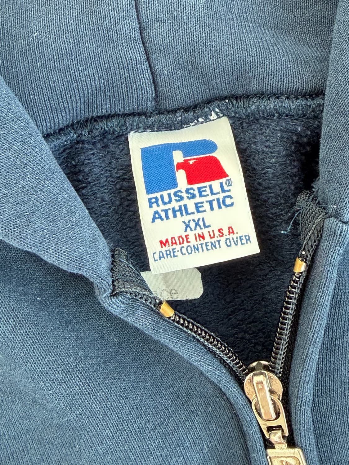 russell athletic hoodie zip navy 상품이미지3