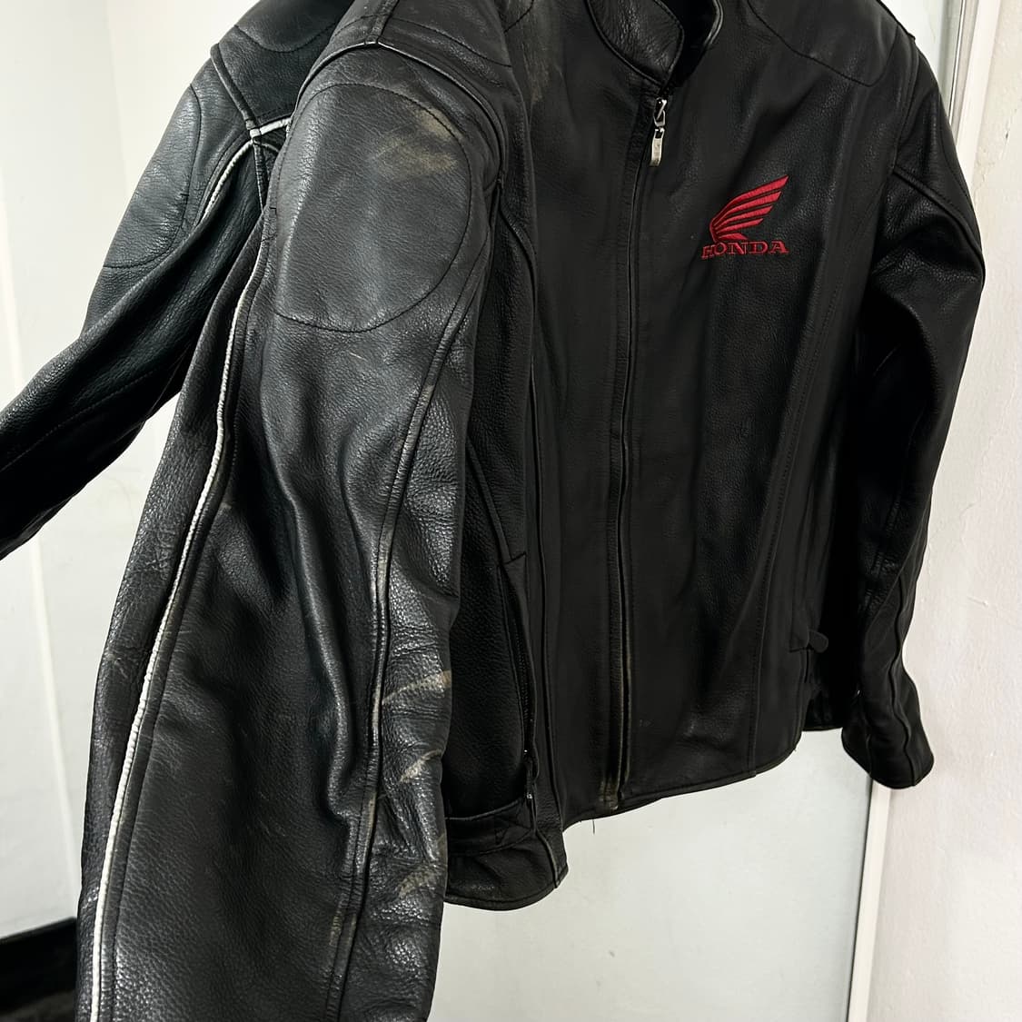 혼다 퍼스트윙 소가죽 레이싱 자켓 상품이미지8