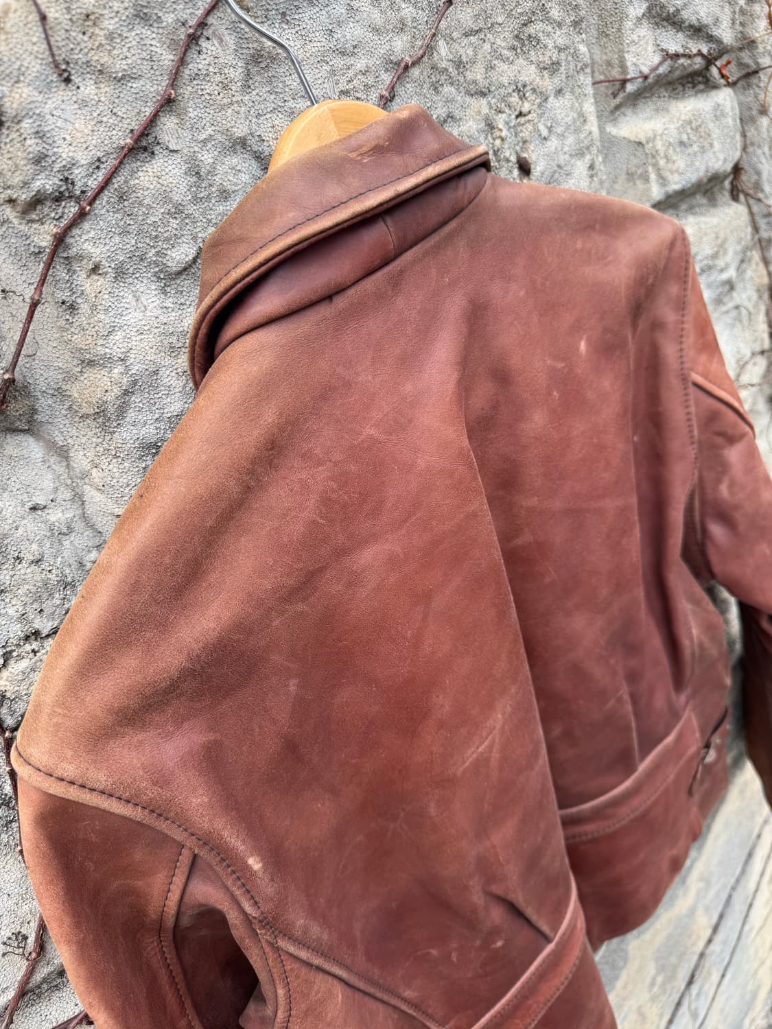 70s 비맥코이 (리얼맥코이) 빈티지 스티어하이드 싱글라이더 자켓 상품이미지7