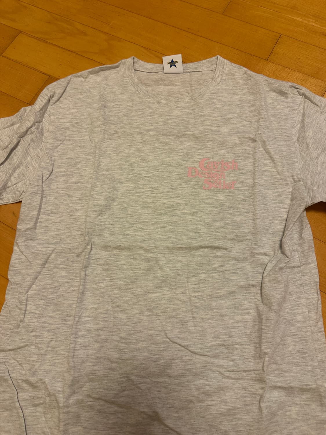 카비시 셀러로고 반팔티 라이트그레이 M 상품이미지3