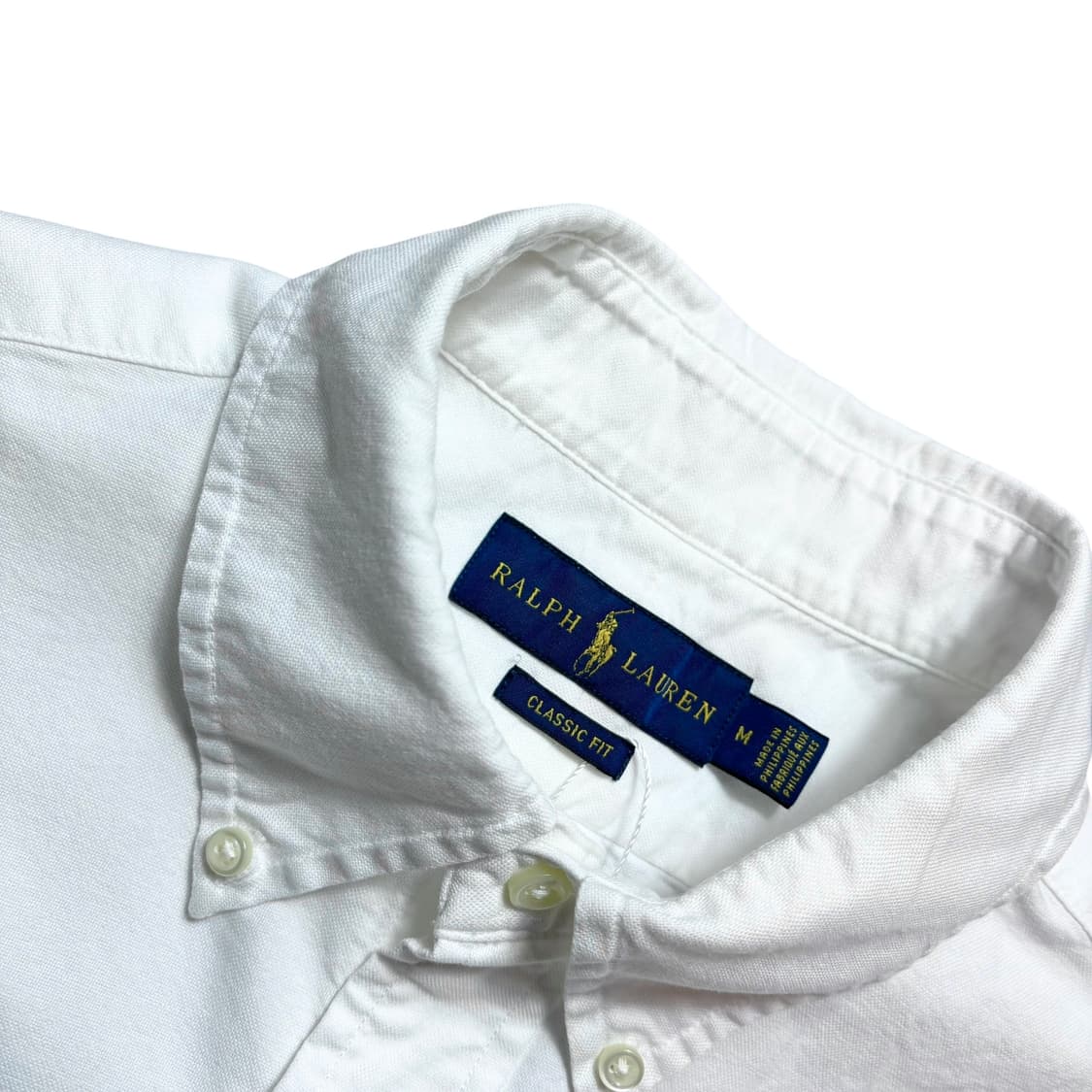 폴로 옥스퍼드면 화이트 셔츠 상품이미지3