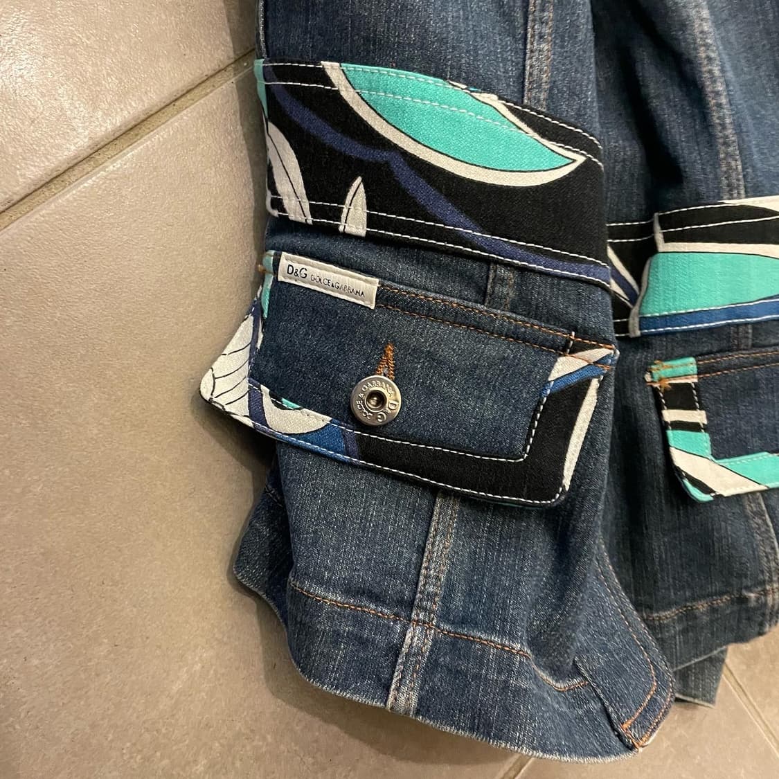 돌체앤가바나 데님 자켓 상품이미지5