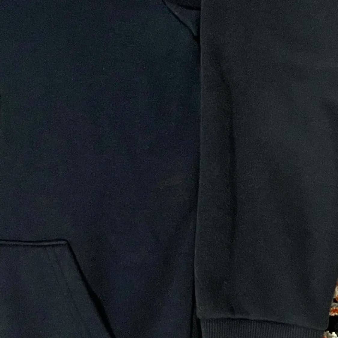 르꼬끄 시그니처 로고 프린팅 차콜블랙 기모 후드티셔츠 여성M 상품이미지3