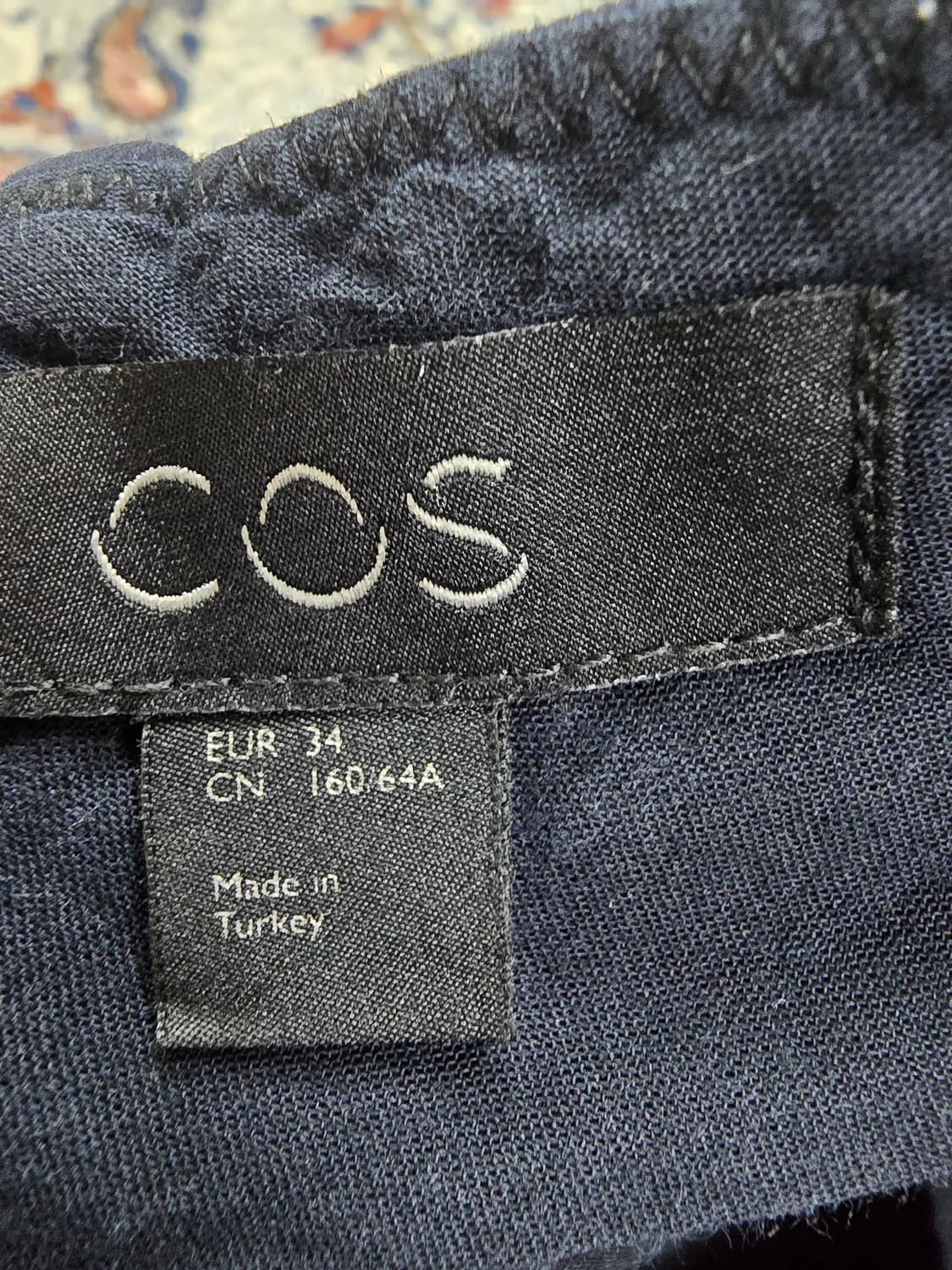 COS 코스 네이비 롤업 여성 바지 (1654) 상품이미지3