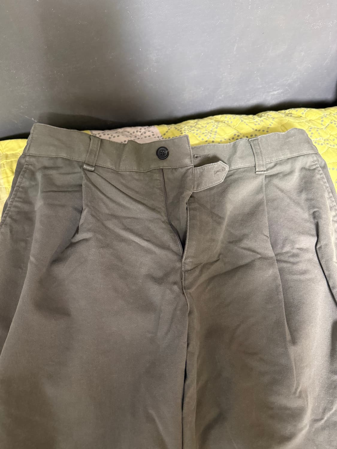 지오송지오 타임리스 세미와이드 팬츠 브라운 상품이미지3