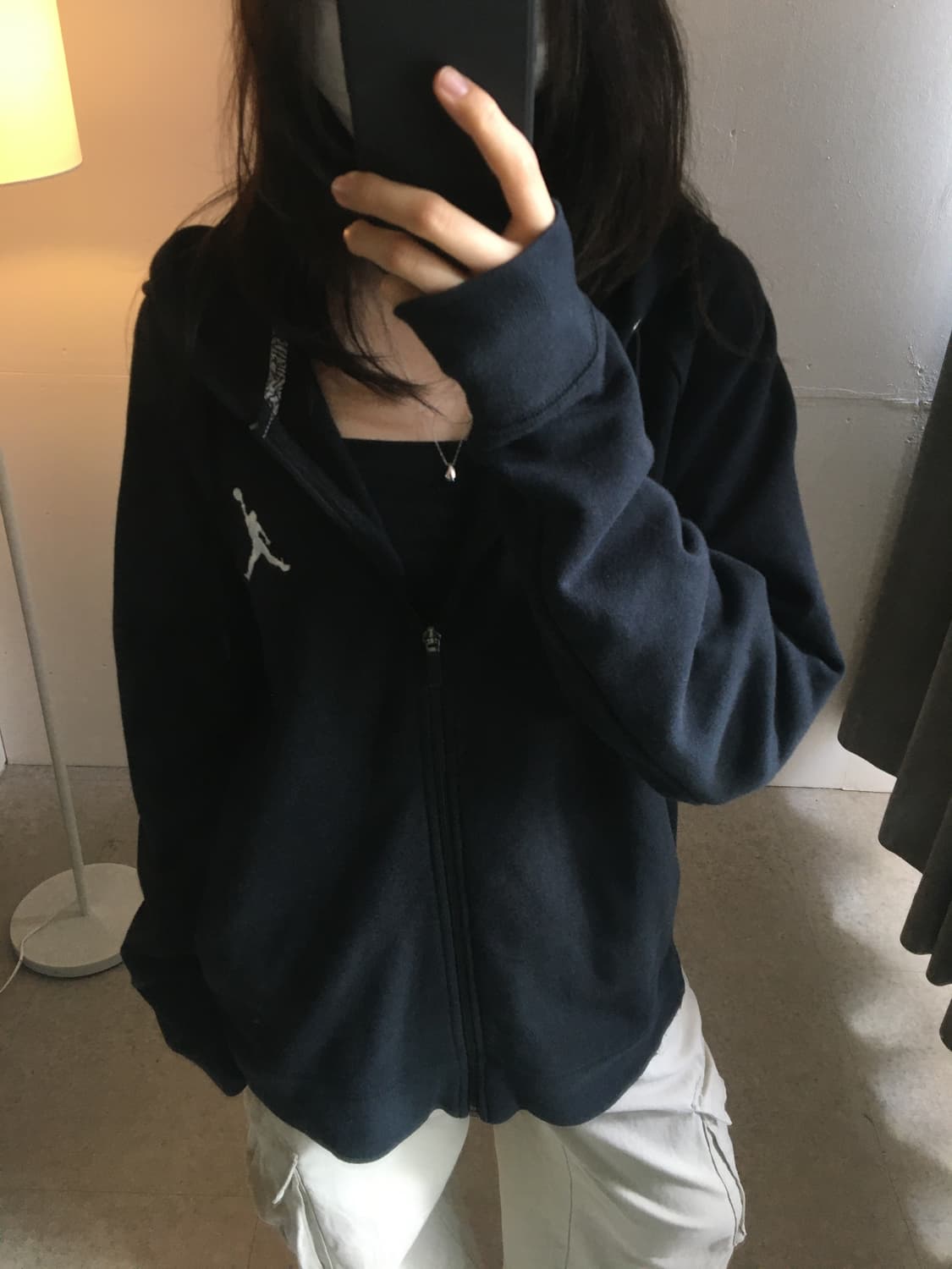나이키 조던 후드집업 블랙 상품이미지3