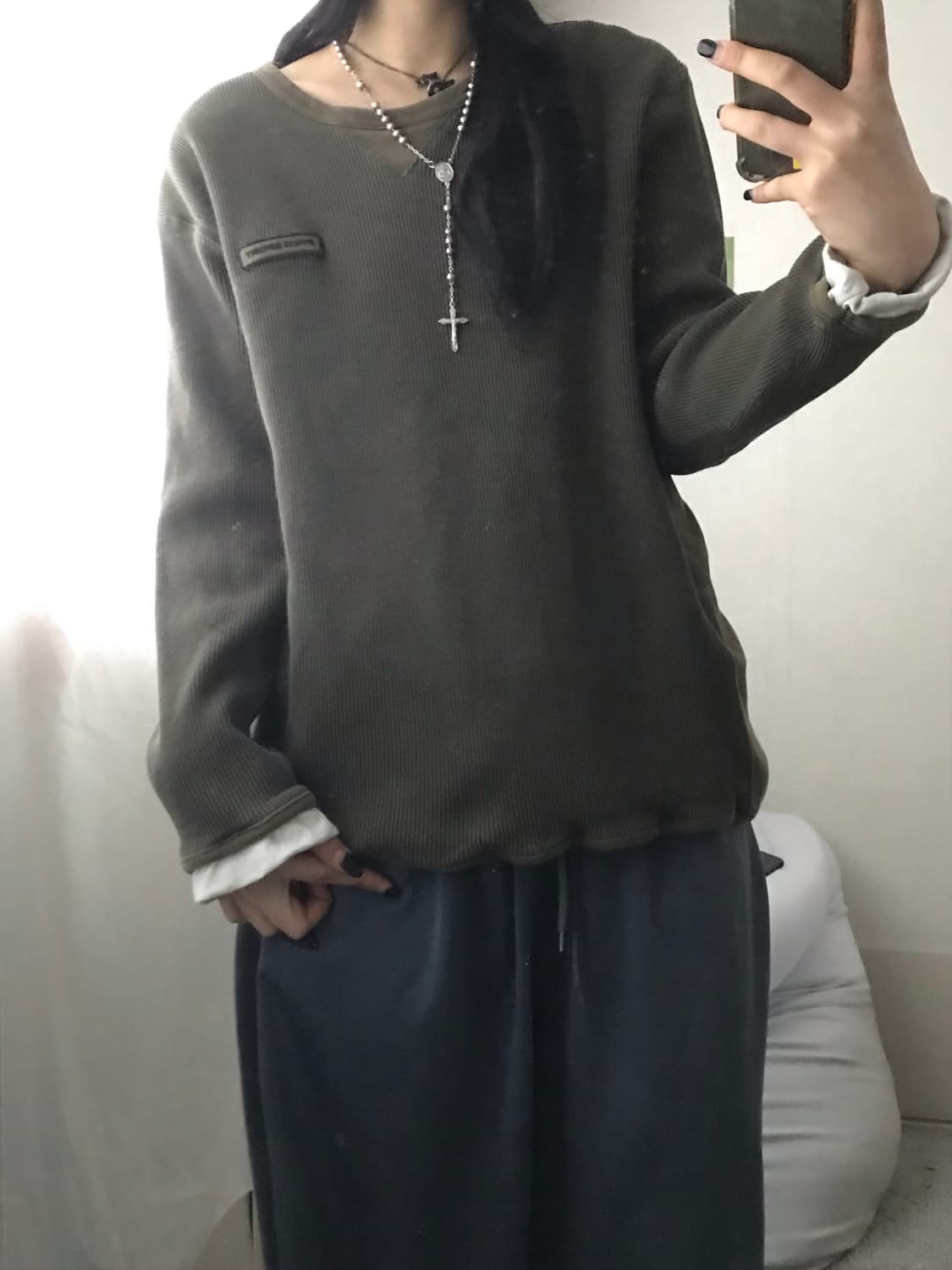 폴로 카키 롱슬리브 상품이미지6