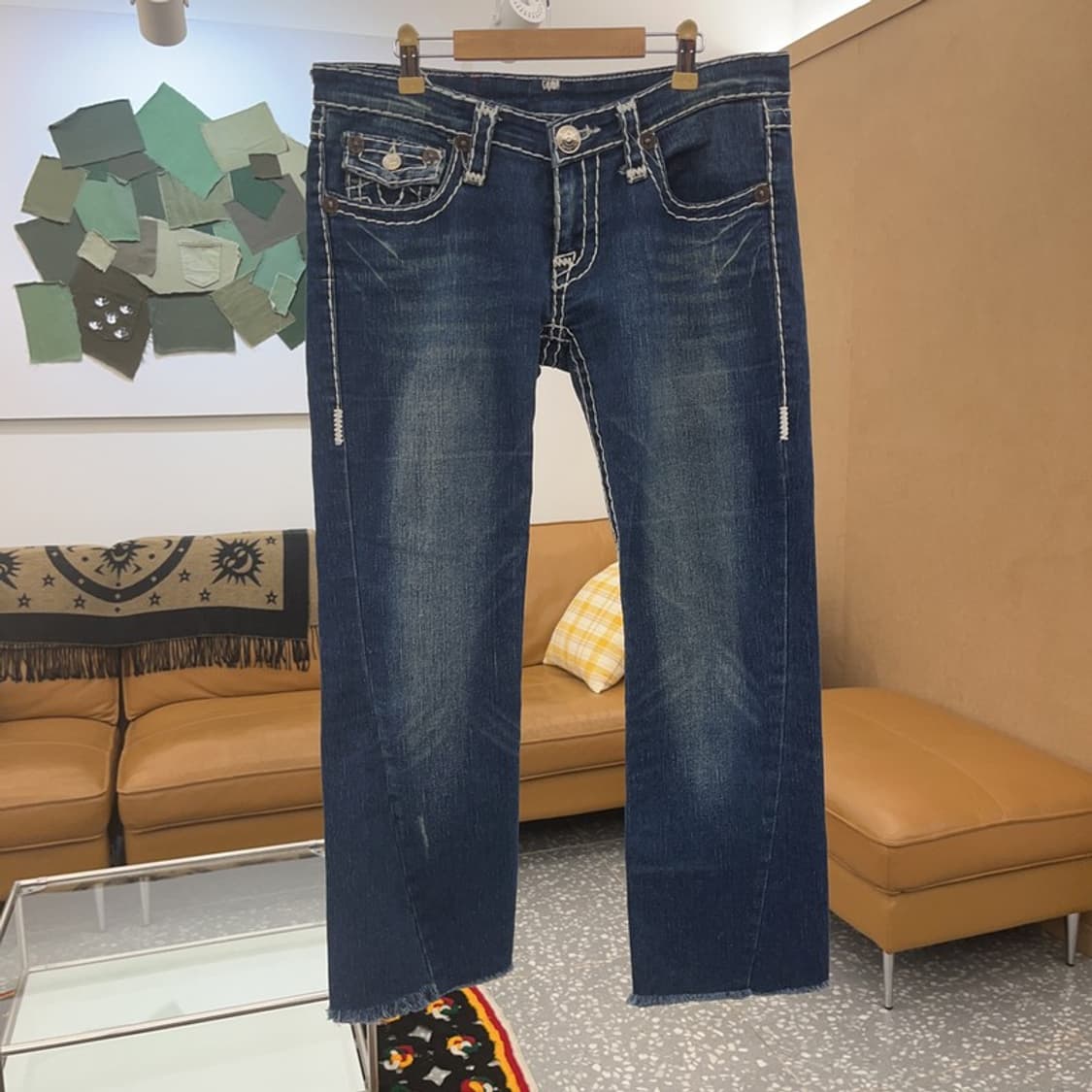 트루릴리전 조이슈퍼티 키치 스티치 포인트 데님팬츠 30인치 C06870 상품이미지3
