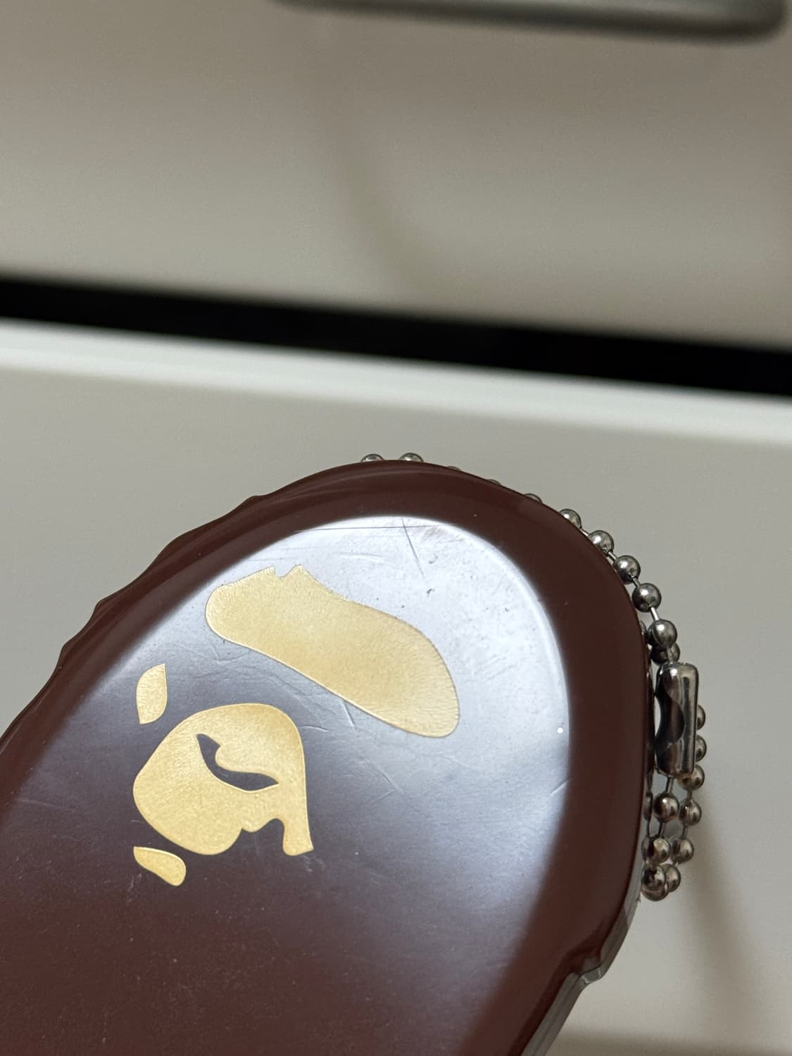 베이프 에이프 헤드 코인 케이스 M 브라운 상품이미지3