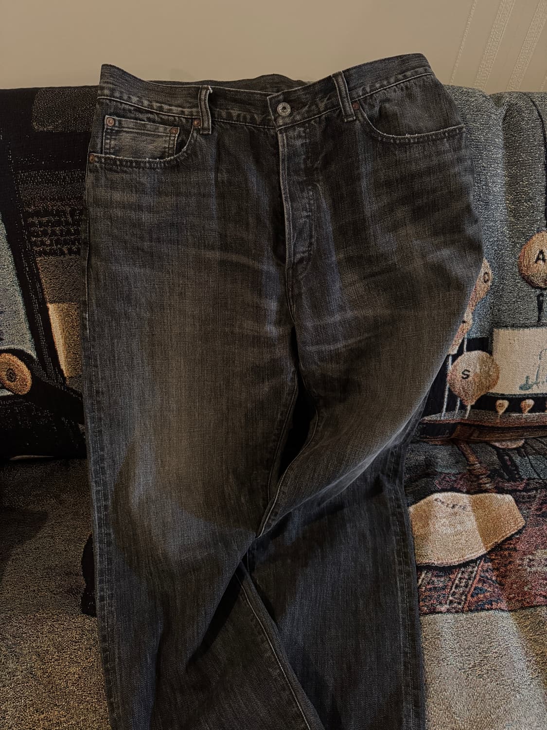 오베르쥬 어드레서 별주 데님 흑청 상품이미지1