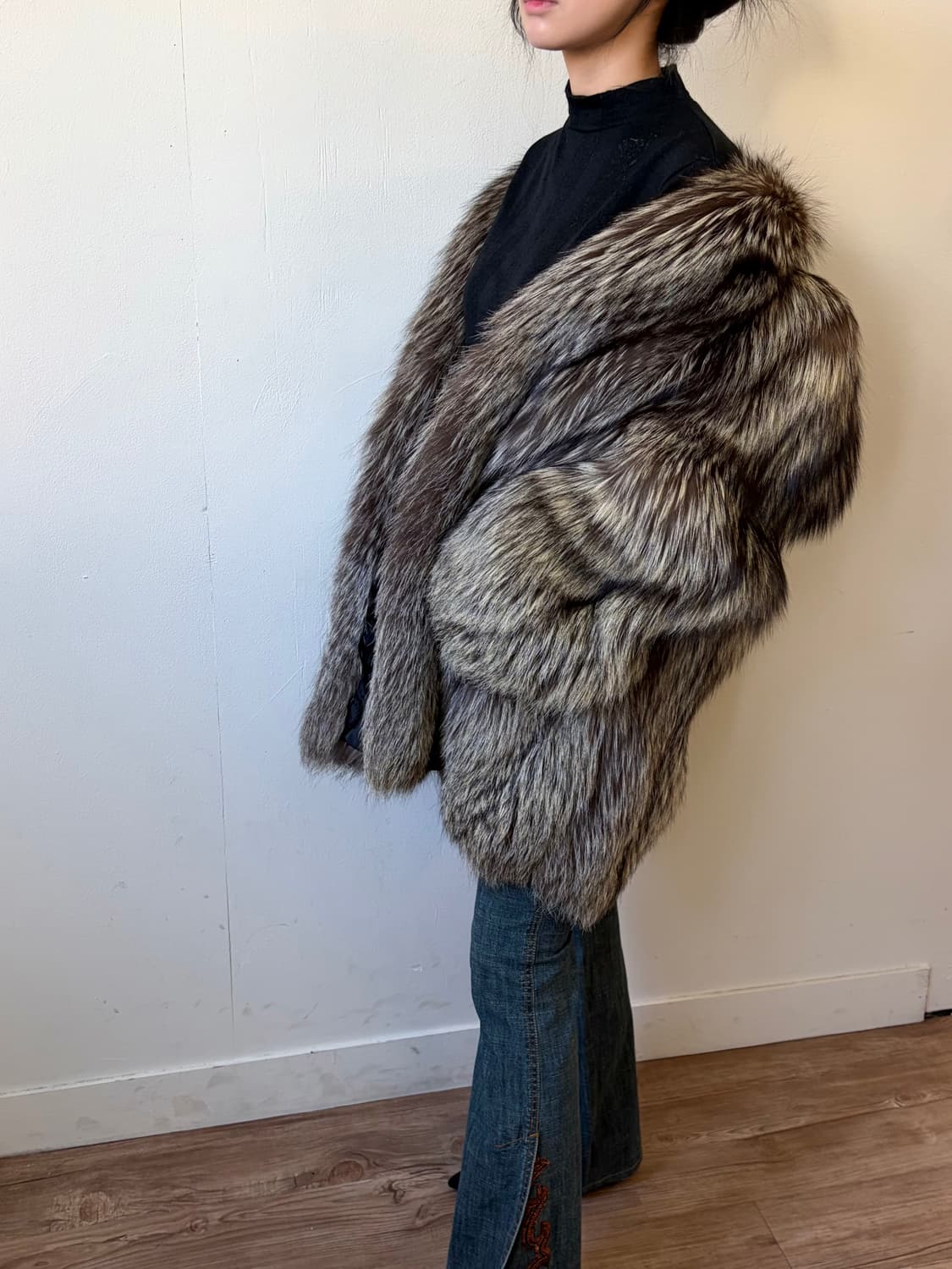 SAGA FOX 슈퍼 퀄리티 폭스 퍼 자켓 상품이미지7