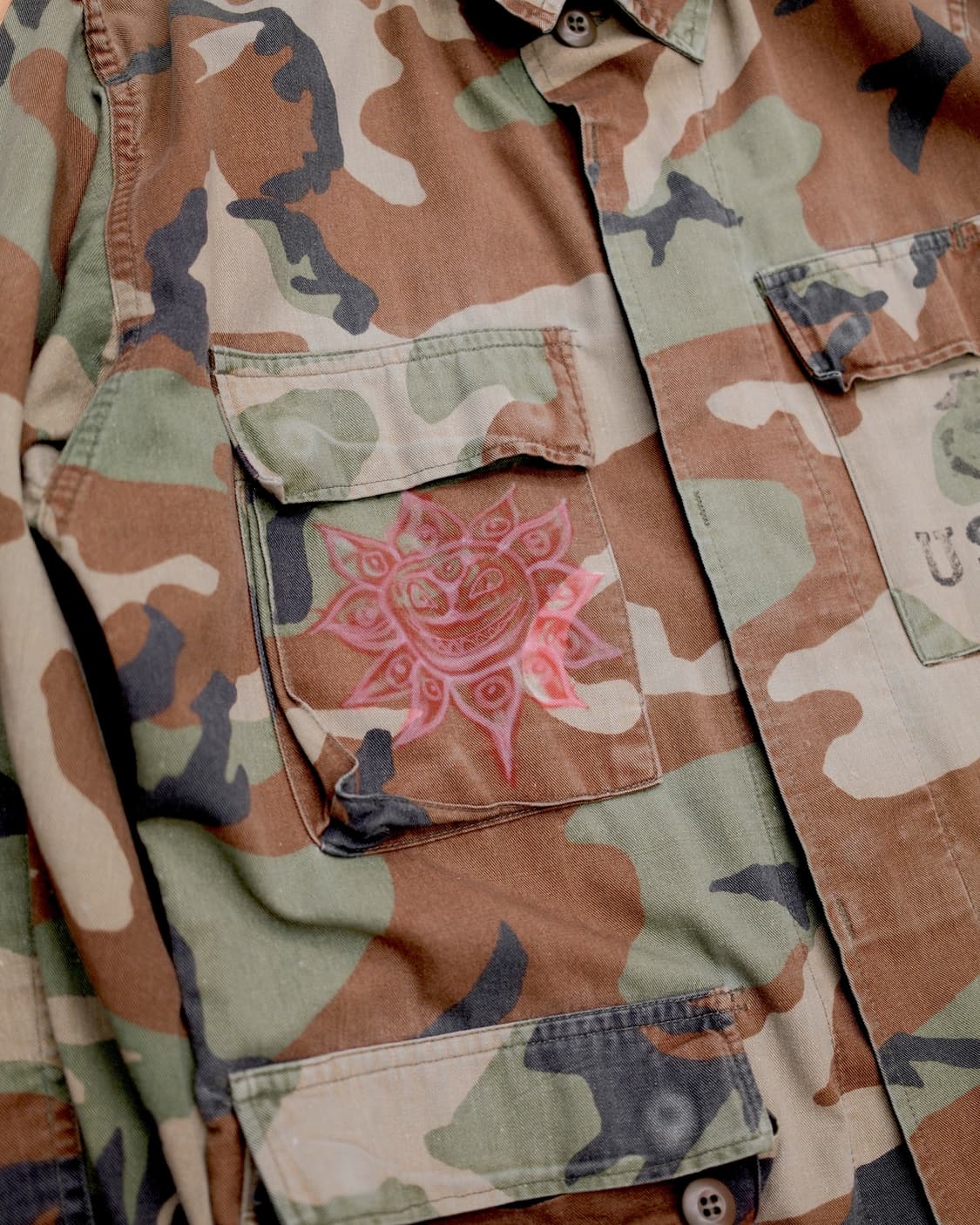 BDU JACKET (AIRBRUSHED BY AJILE) 상품이미지2