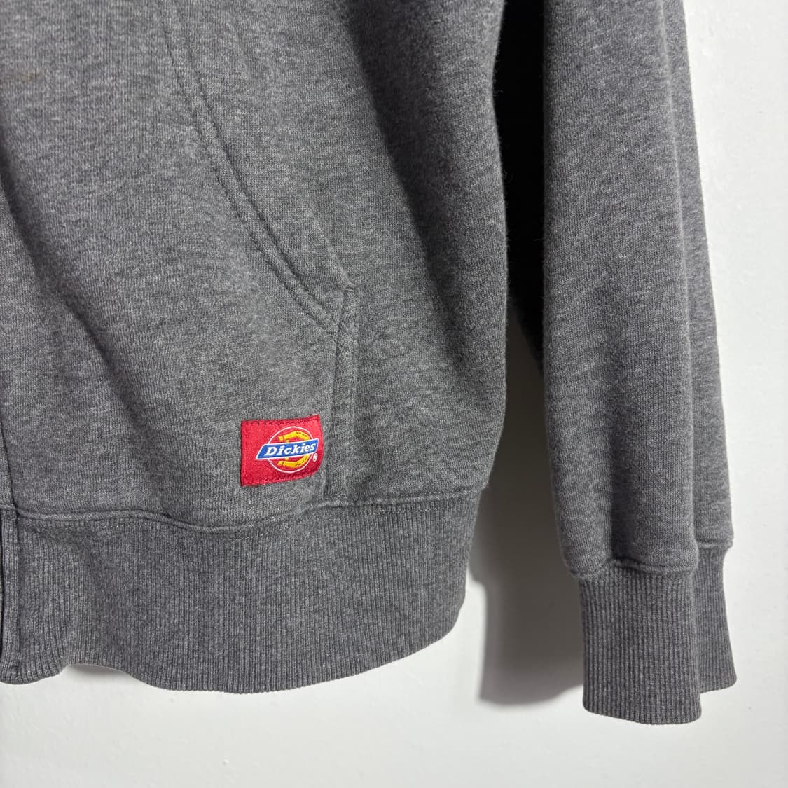 디키즈 1922 로고 차콜 후드집업  (무료배송) 상품이미지2