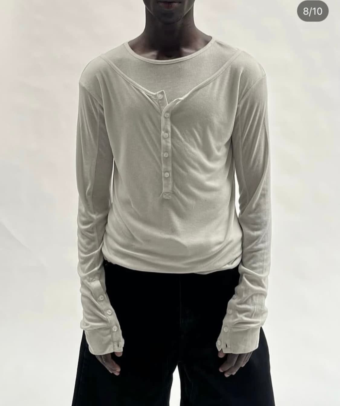 노페이스 스튜디오 더블 레이어드 롱슬리브 상품이미지1