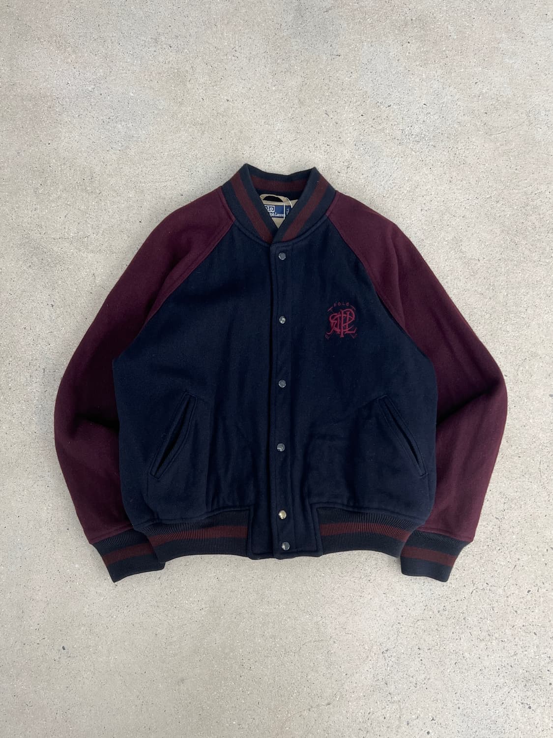 폴로 랄프로렌 90s 울 바시티 자켓 상품이미지1