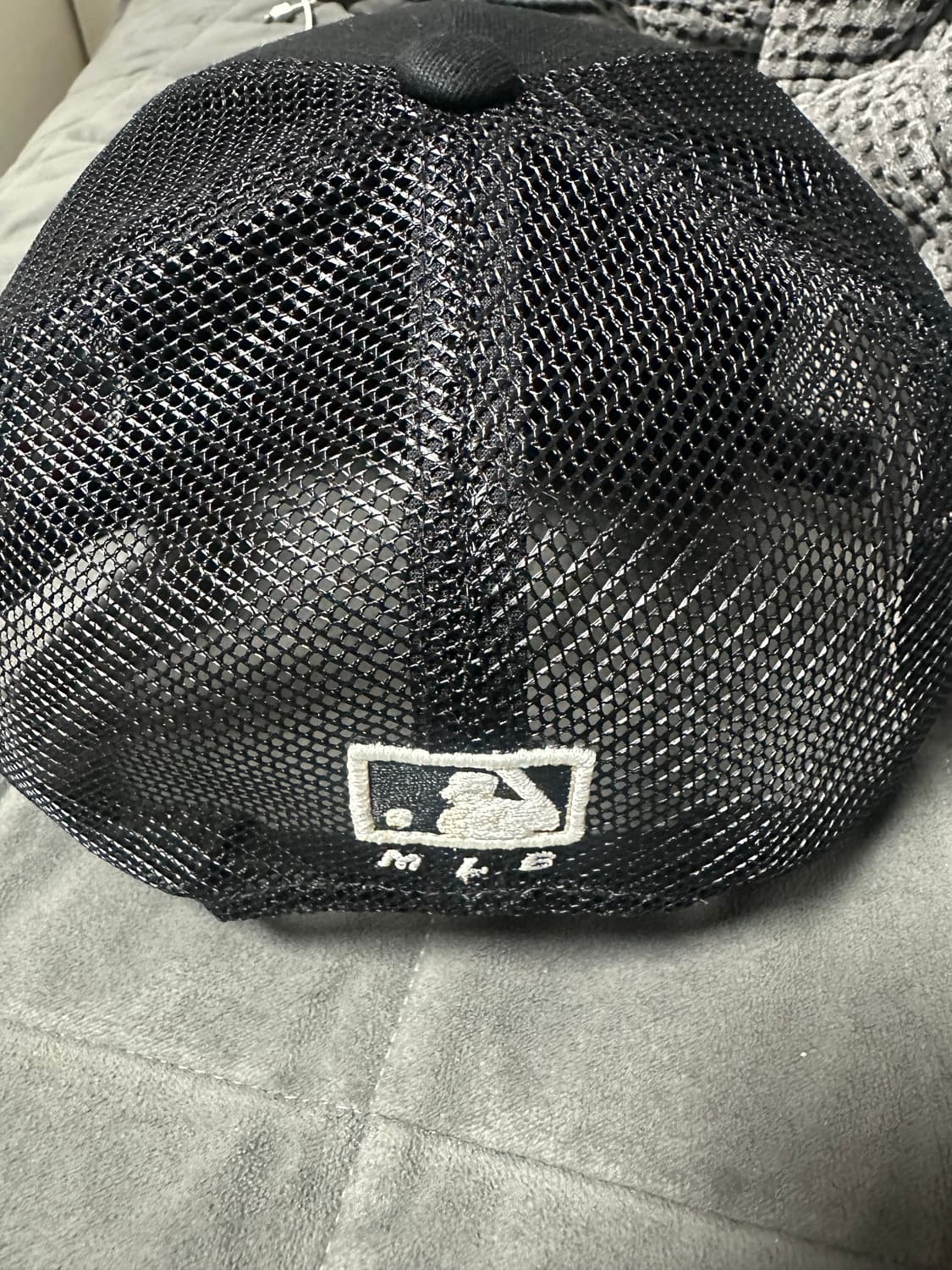 MLB 시그니처 패치 메쉬캡 뉴욕양키스 블랙 상품이미지4
