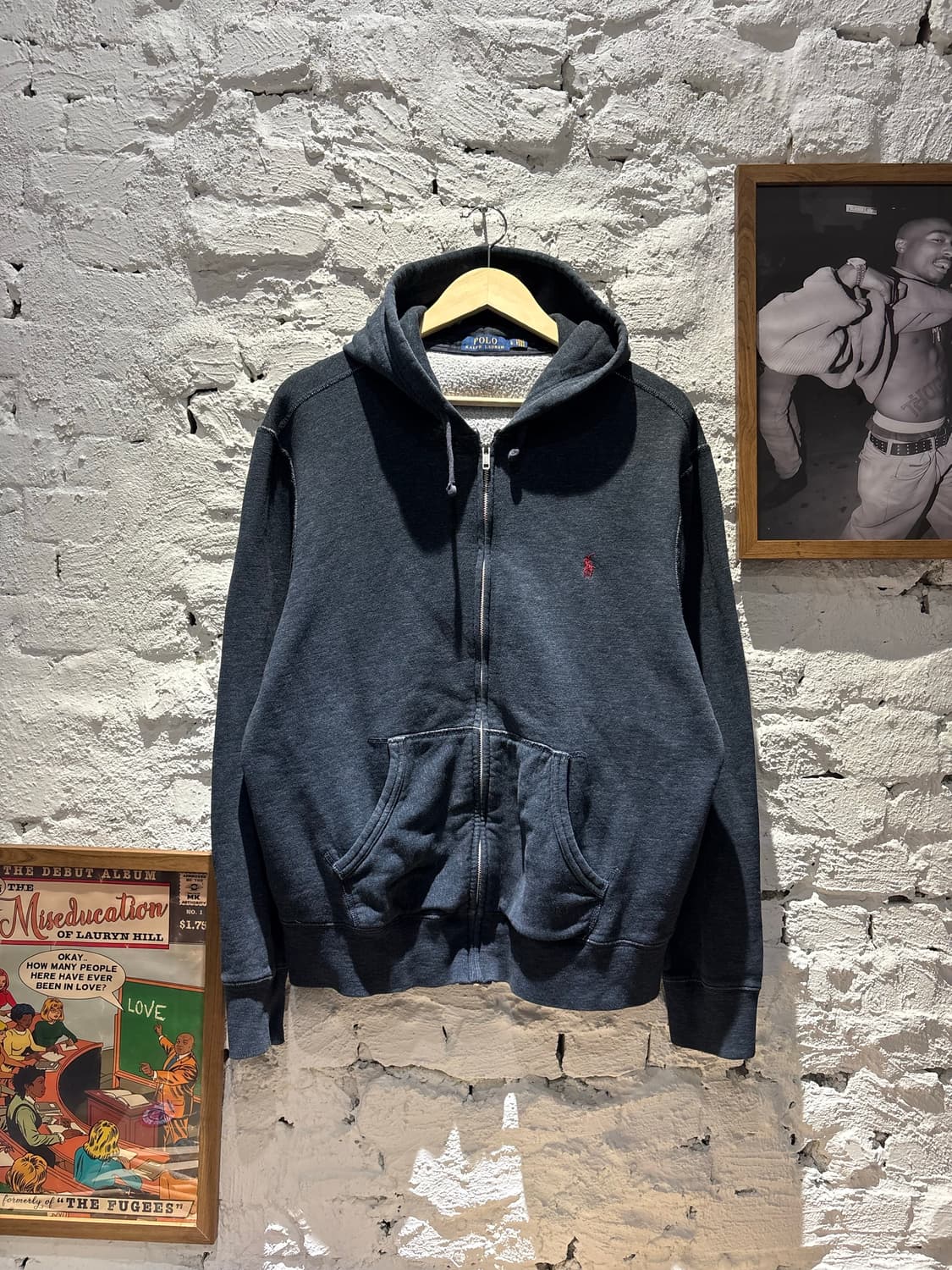 폴로 랄프로렌 빈티지 후드집업 상품이미지1