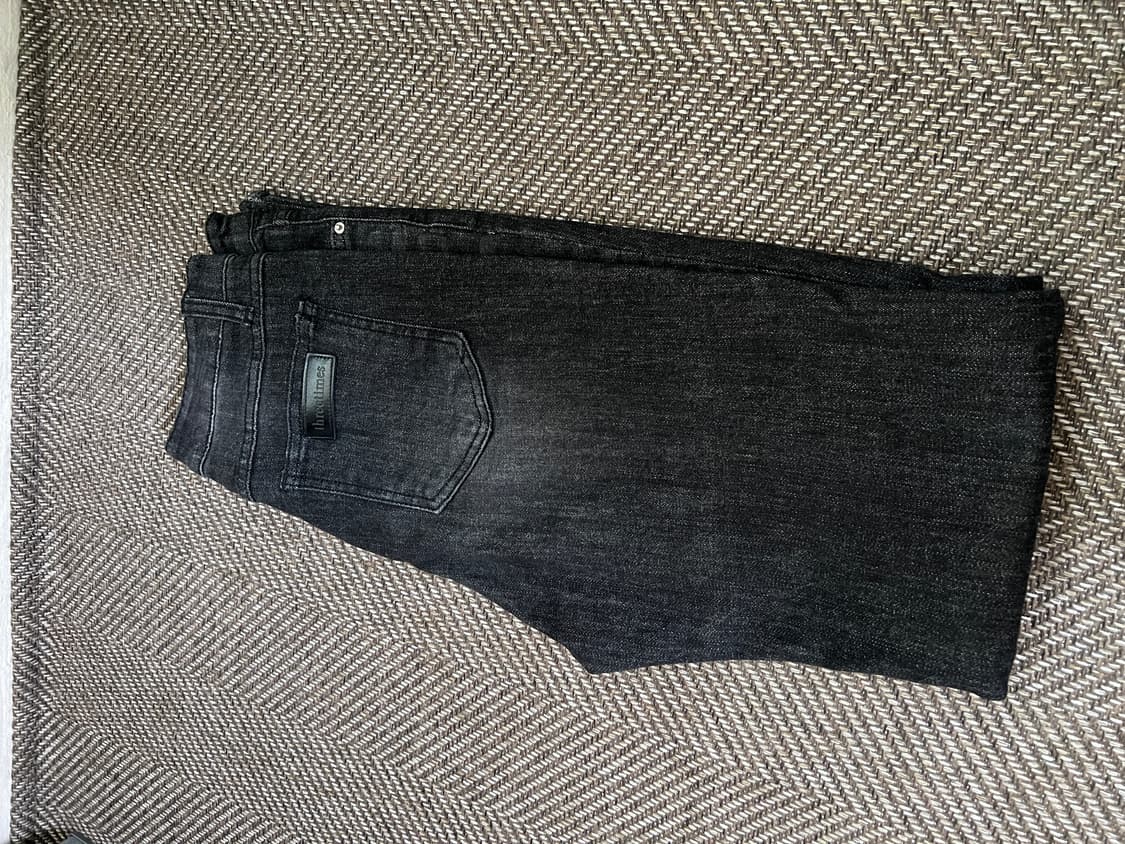 쓰리타임즈 5501 bootcut black jeans M 상품이미지3