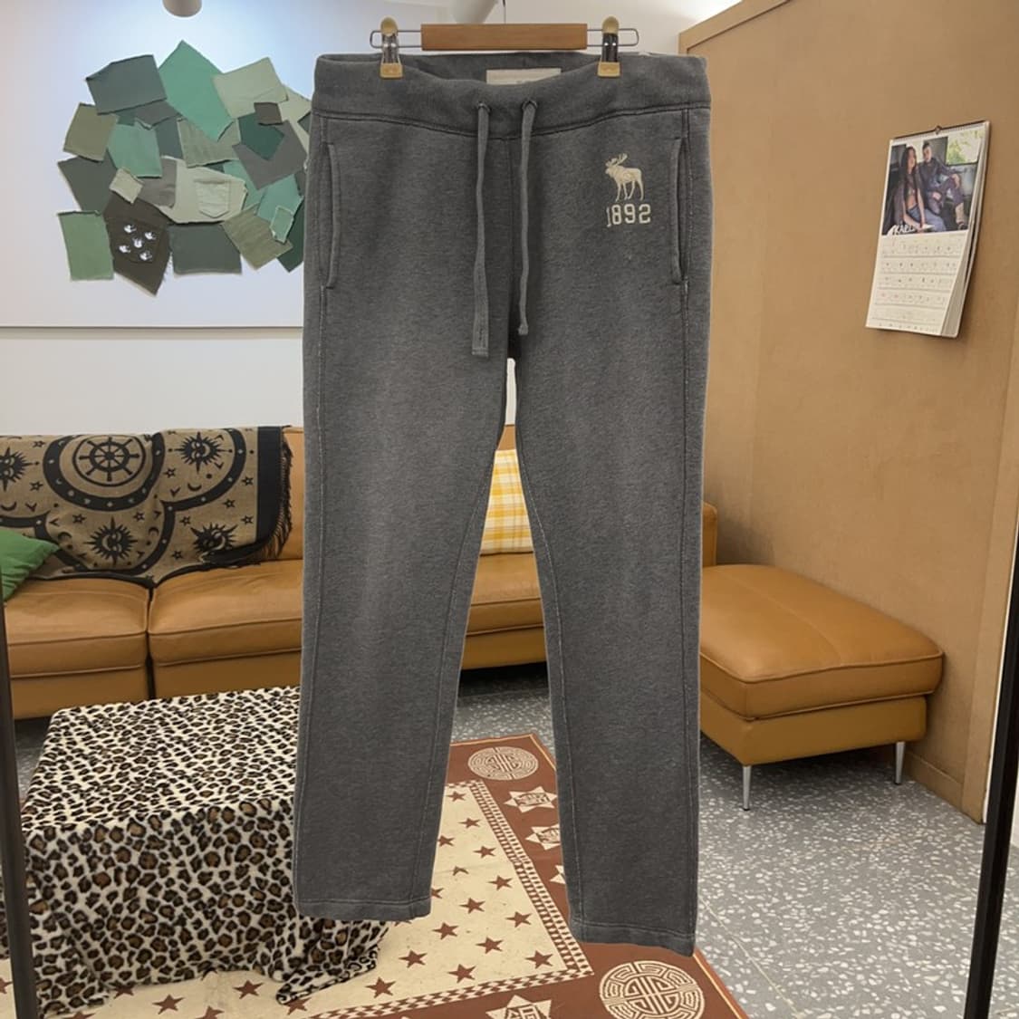 아베크롬비 레트로 Y2K 00's 트레이닝 스웻팬츠 S C09252 상품이미지3