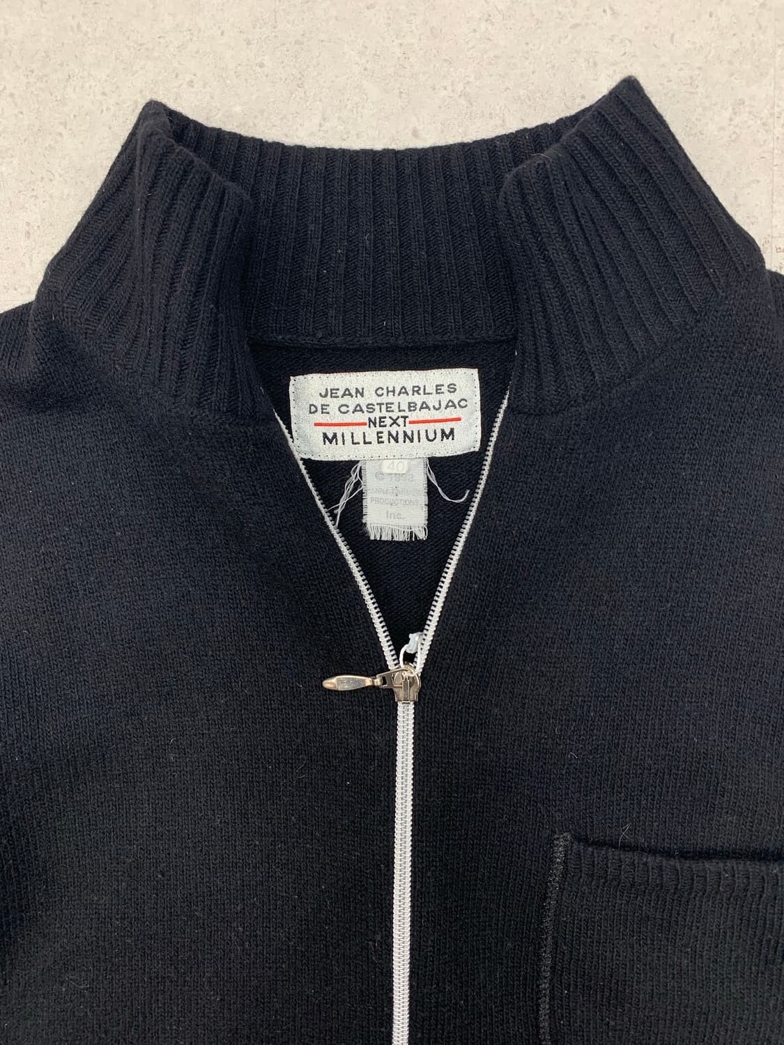 Jean charles de castelbajac 카스텔바작 울 집업니트 상품이미지2