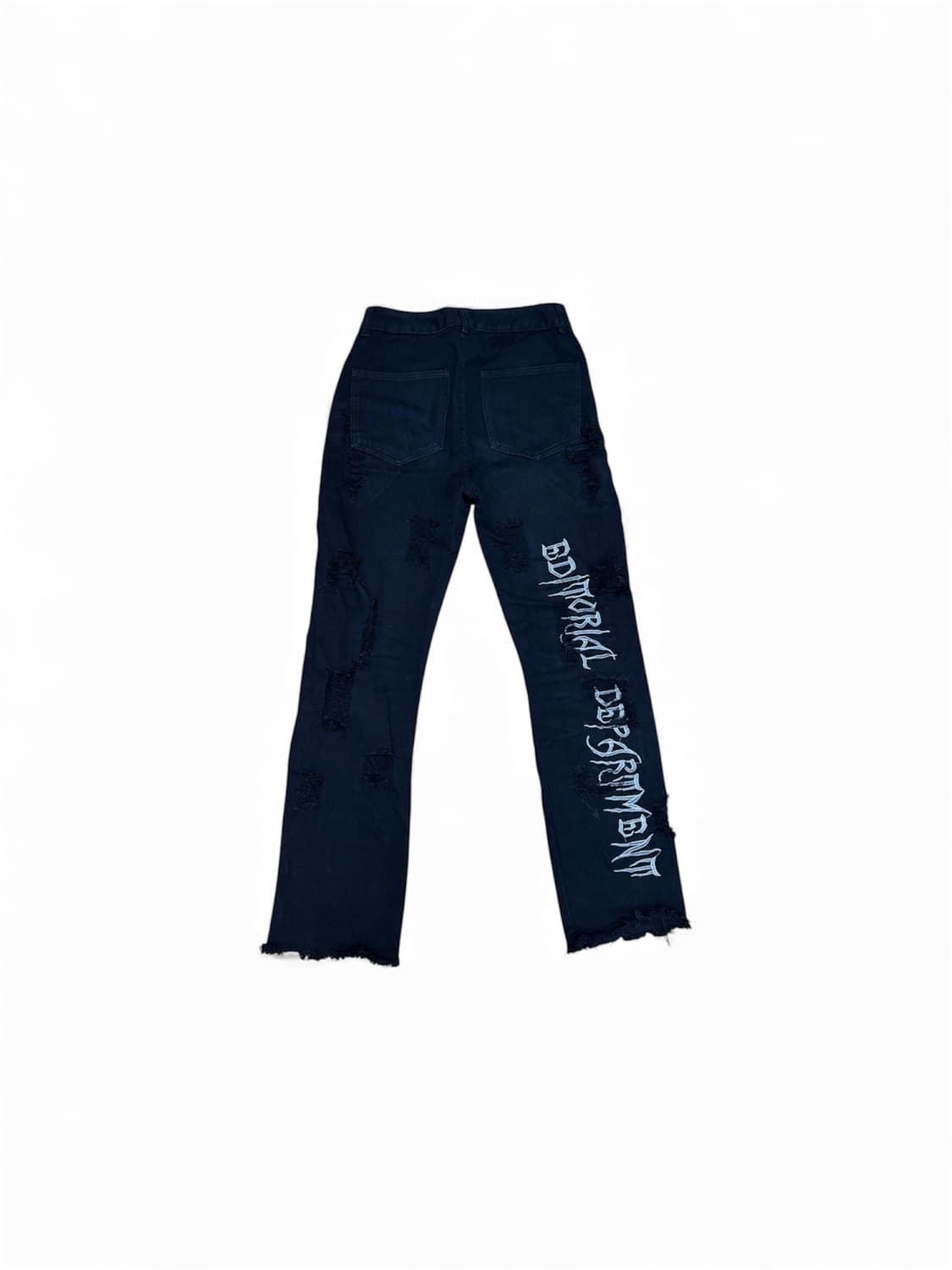 펑크 자수 디테일 팬츠 상품이미지1