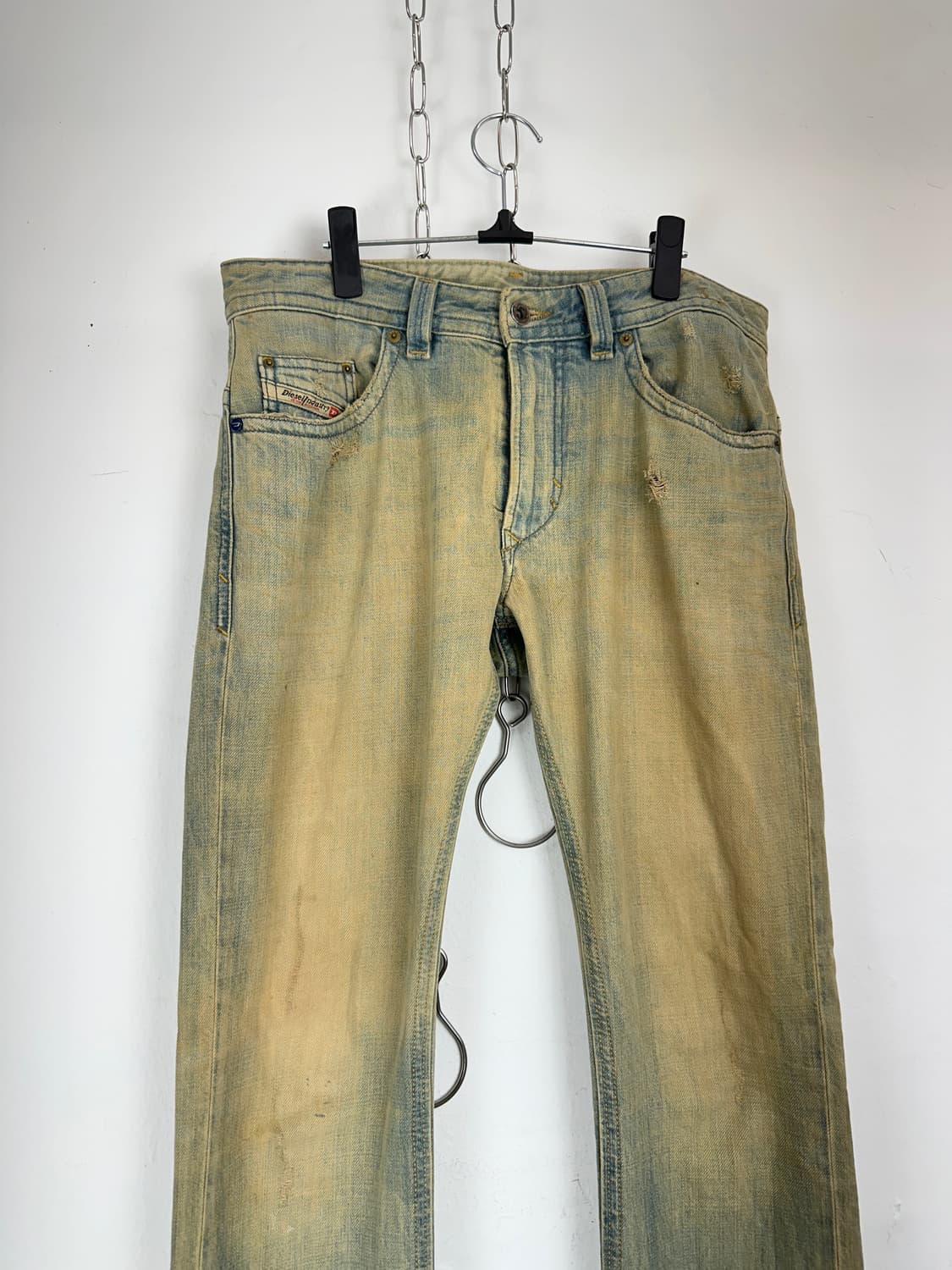 Diesel Washed Slim Straight Denim Pants 상품이미지5