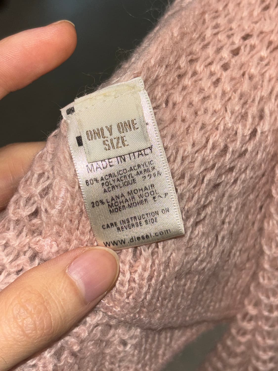 디젤 모헤어 머플러 상품이미지7