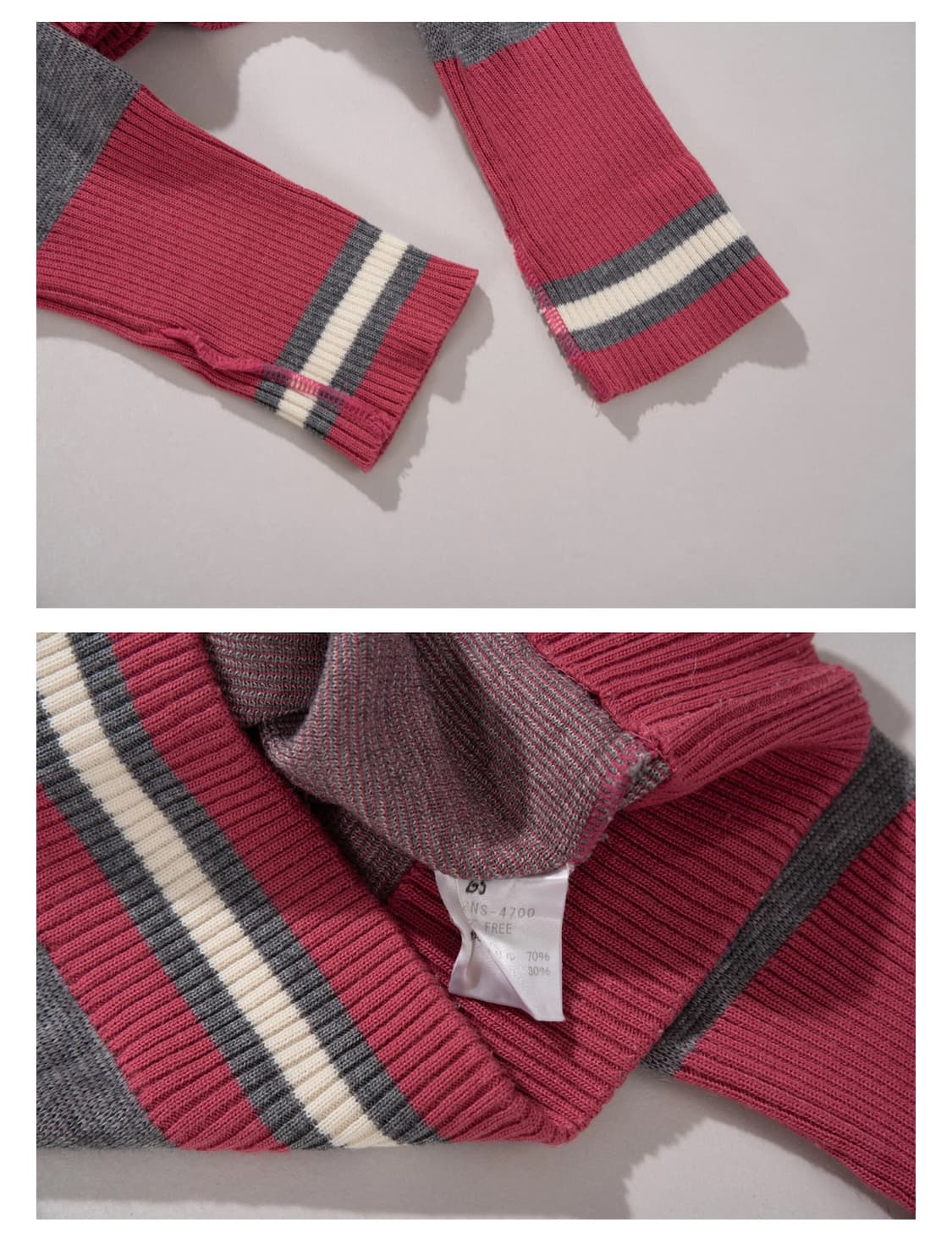 HYSTERIC GLAMOUR 히스테릭 글래머 배색 니트 상품이미지6