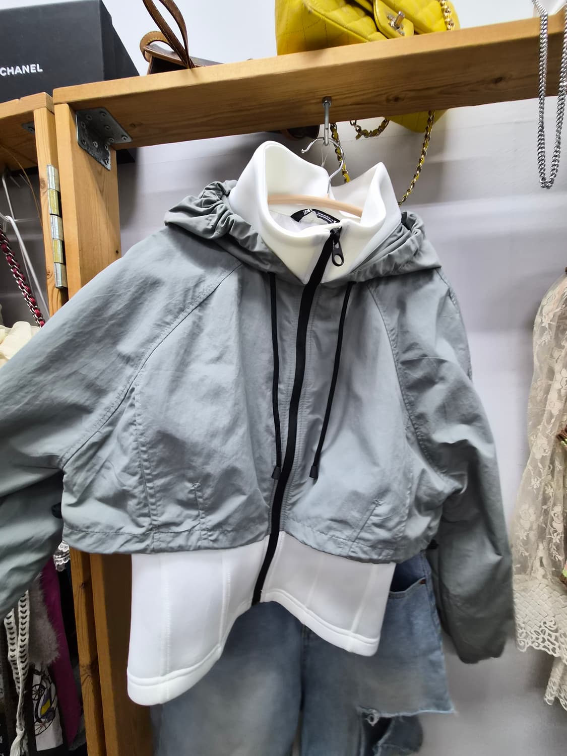 자라 레이어드 스트릿 믹스 아우터 상품이미지6