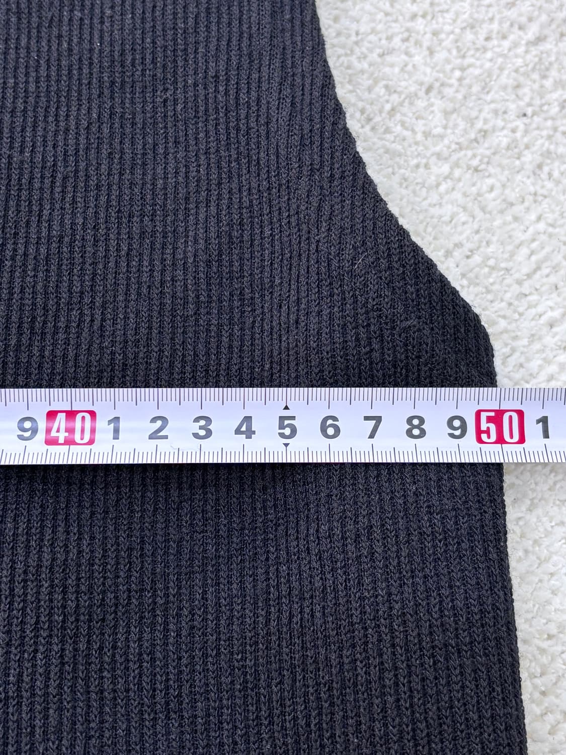 실측확인 빈티지 남성용 브이넥 니트 조끼 0305E 상품이미지4