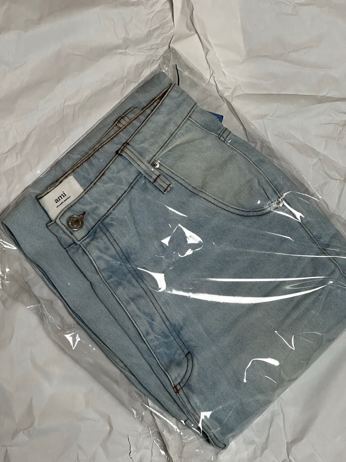 아미 배기핏 데님진 (32 새상품) 상품이미지4