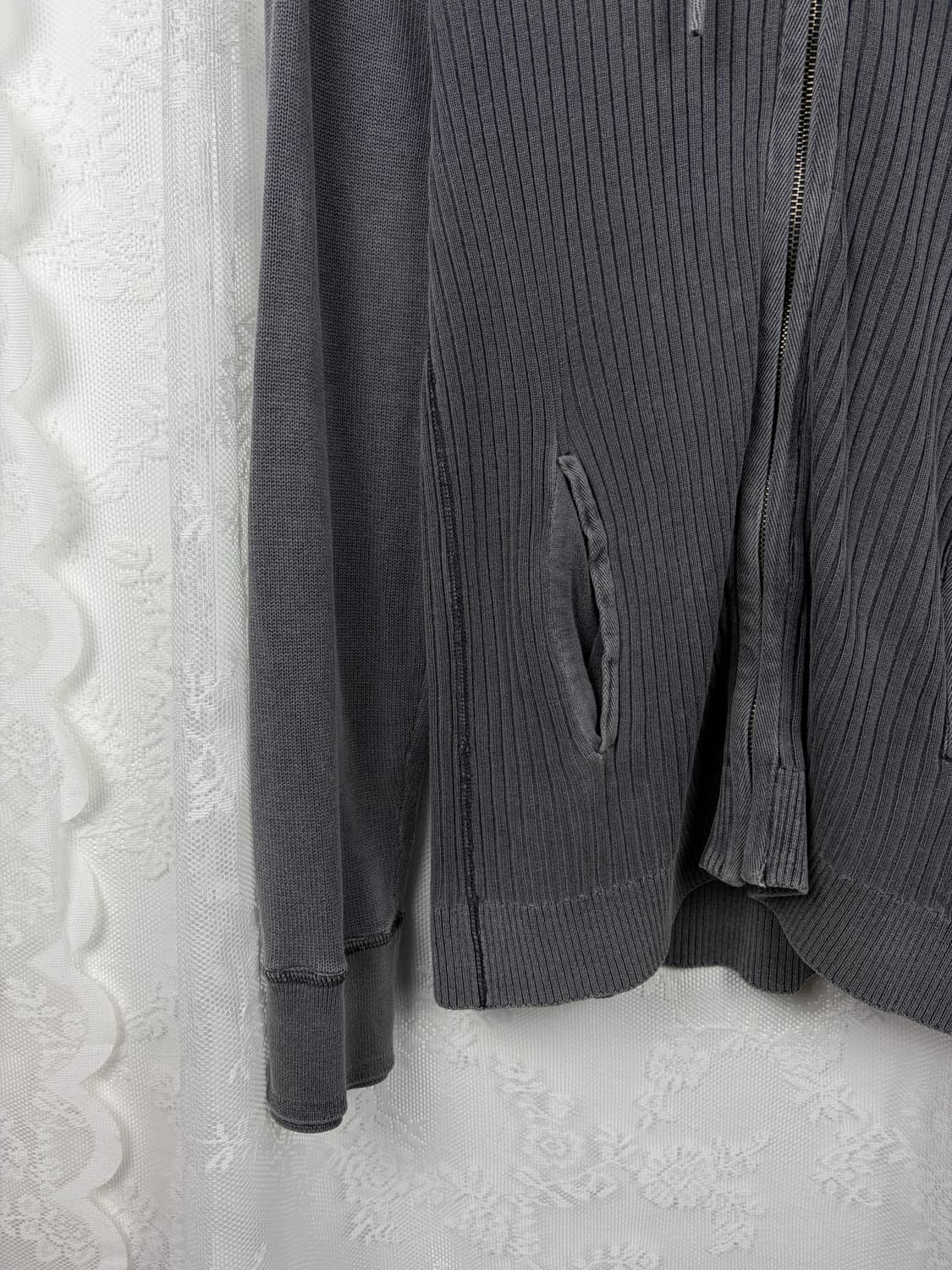 BEAN POLE Vintage Ribbed Hoodie Zip-Up 상품이미지3