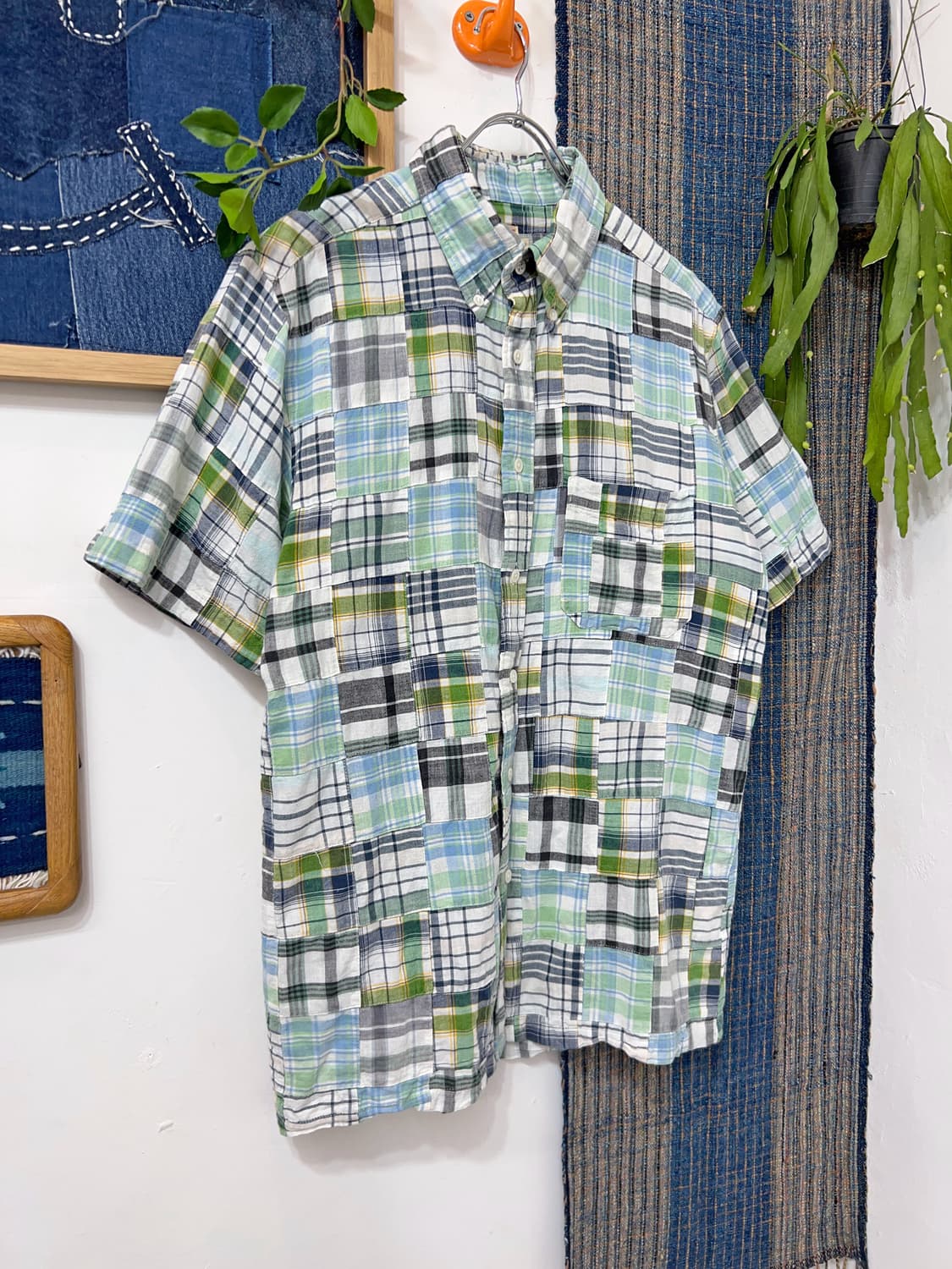 Patchwork Madras Check B.D. Shirt 상품이미지7