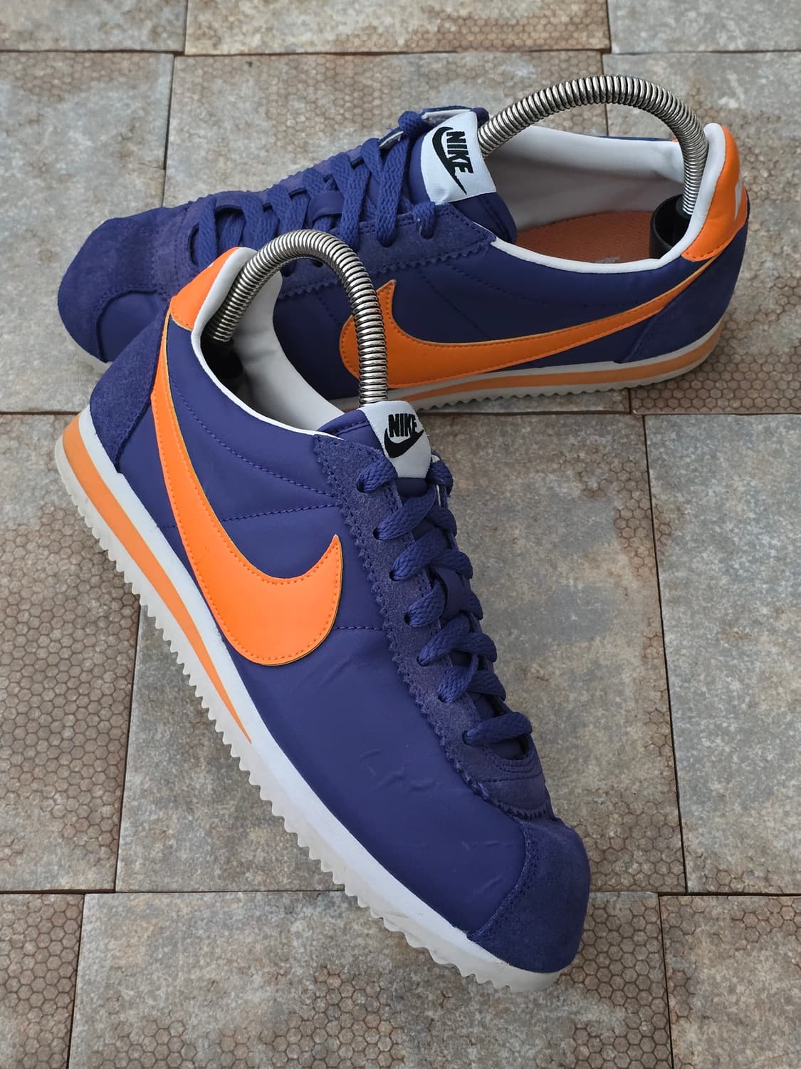 (265)나이키 코르테즈 나일론 퍼플 오렌지 상품이미지6