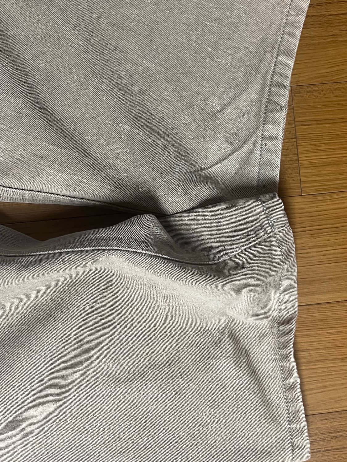 해칭룸 커브드 진 워시드 베이지 [2] 상품이미지4