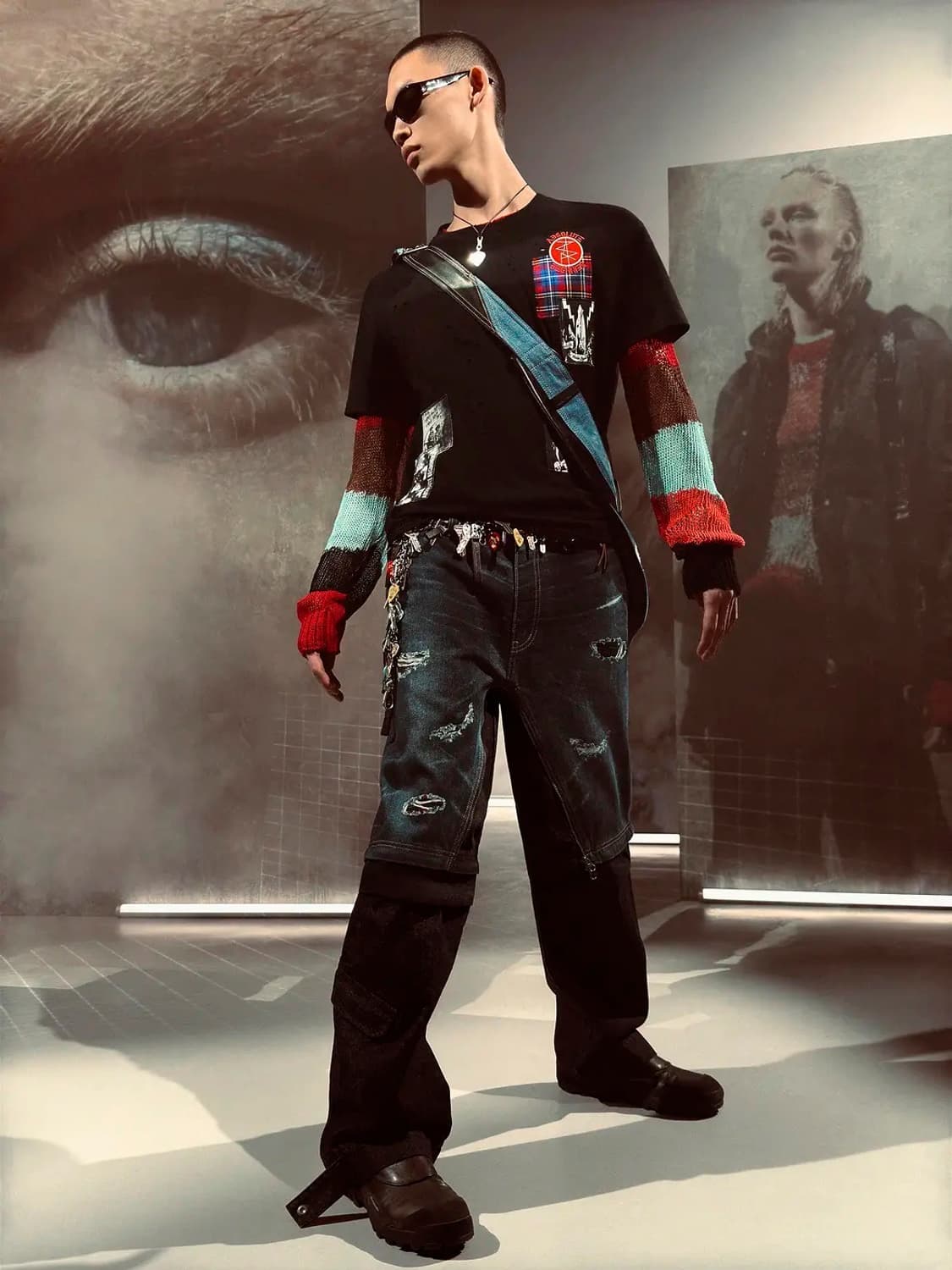 자라 앤더슨벨 초회판 디테쳐블 레이어드 진 40 상품이미지3