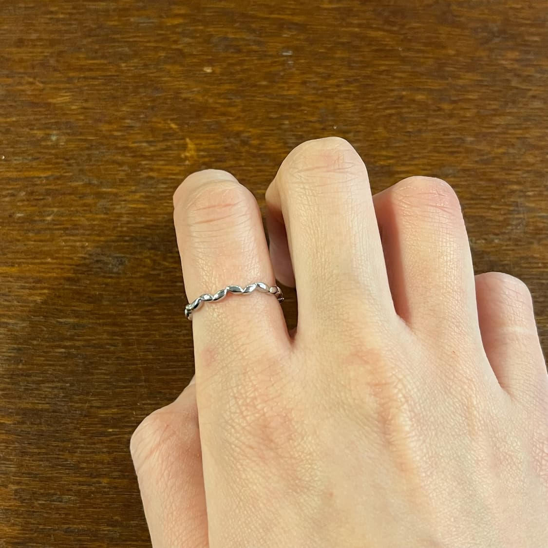 새상품 여성 신주 꽈배기2 반지  상품이미지3