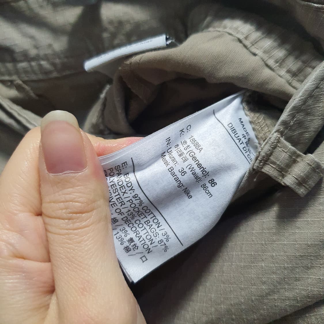 나이키 스우시 카고 반바지 베이지 상품이미지7