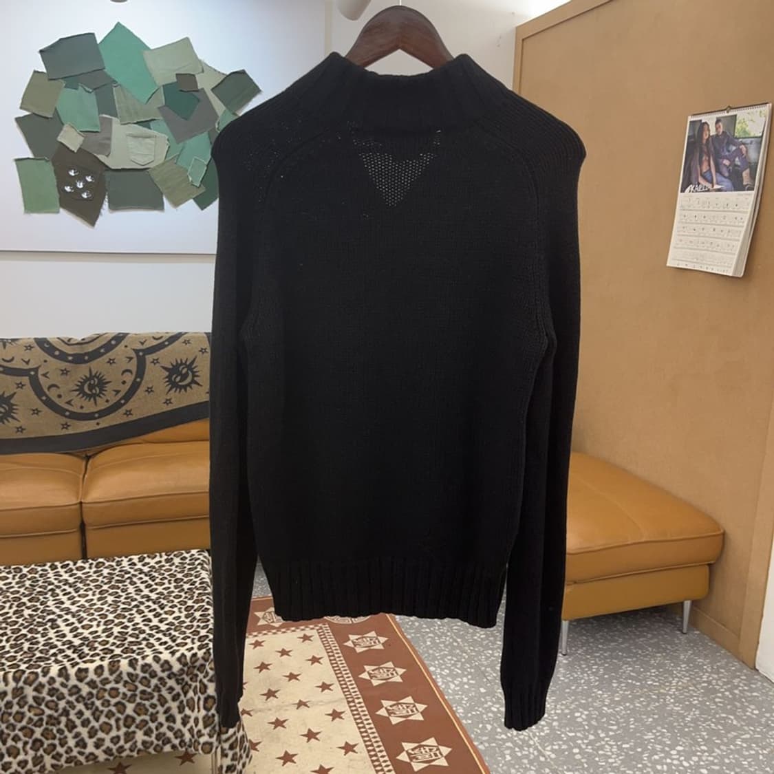 폴로 랄프로렌 빈티지 모던 시크 캐주얼 니트 집업 가디건 M C09615 상품이미지4